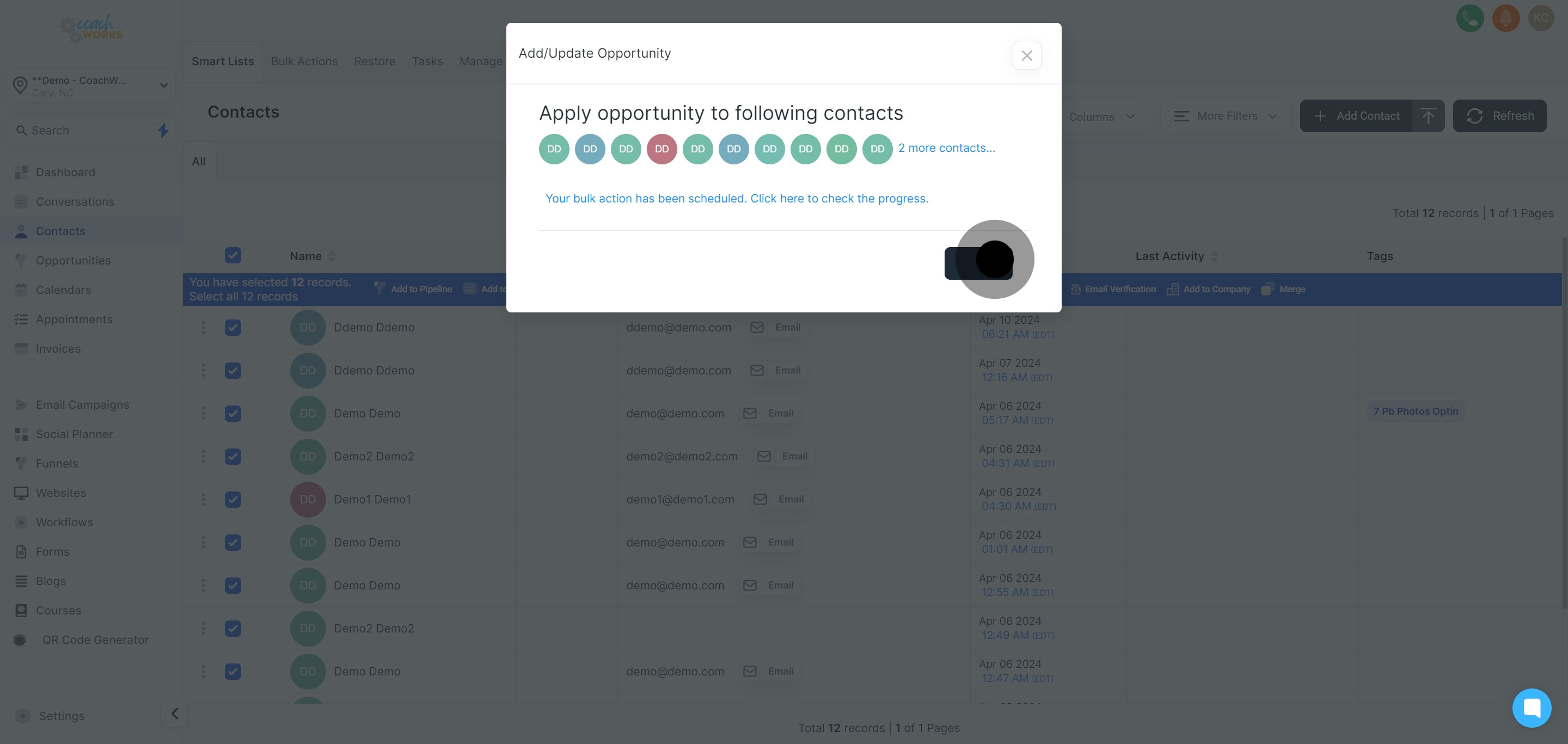 15 Once that's done, click on "Ok".