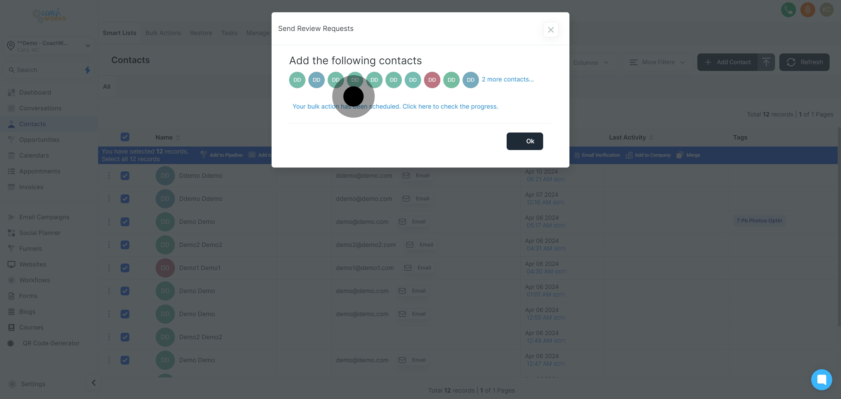 20 Afterwards, click on "Ok".