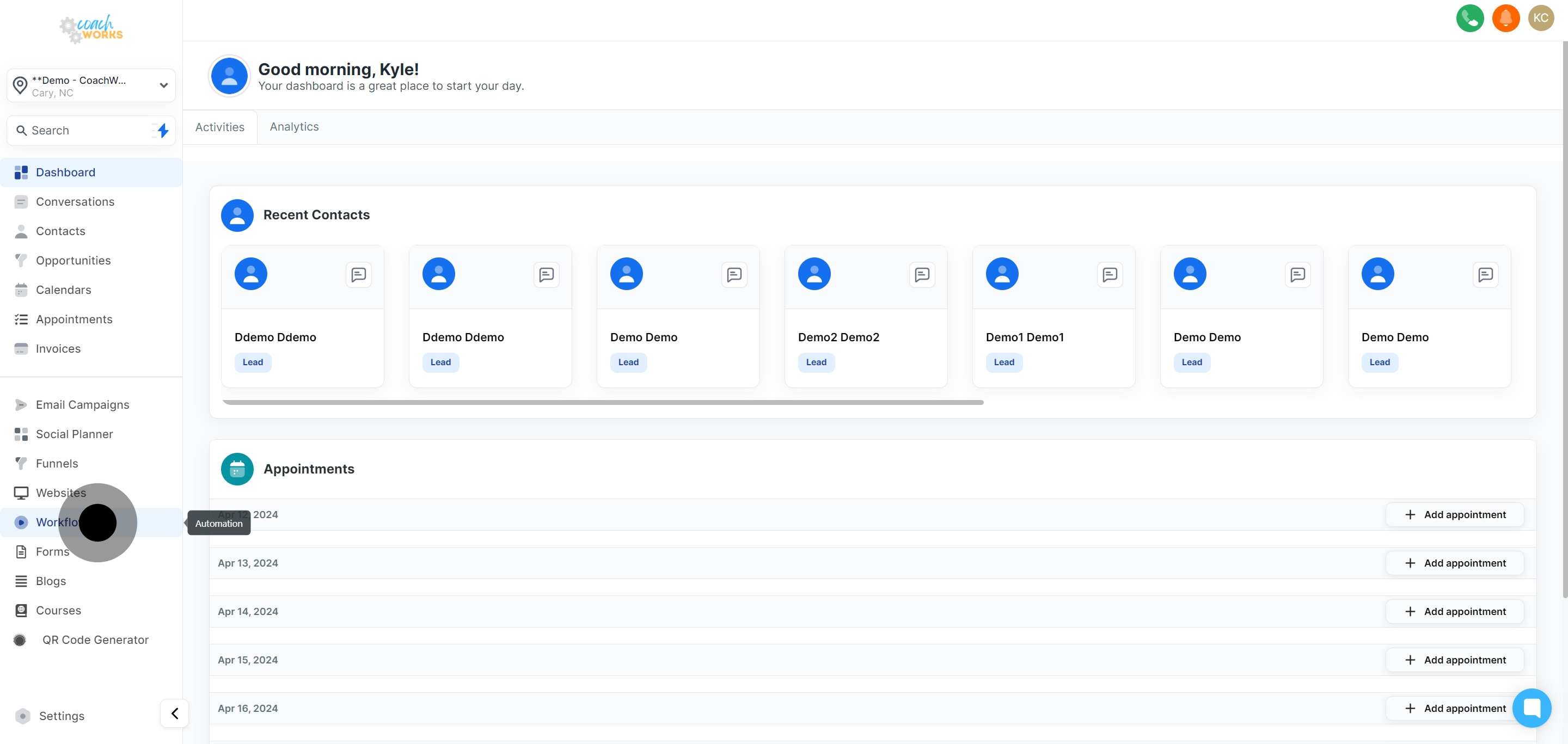 1 To get started, click here.