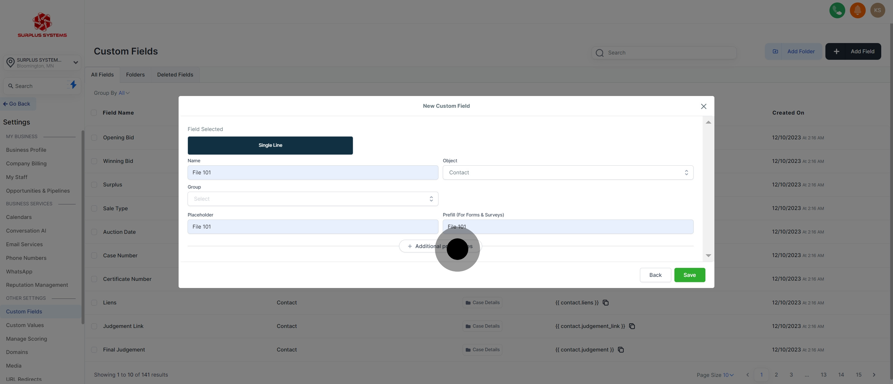 11 After, click on "Additional preferences".