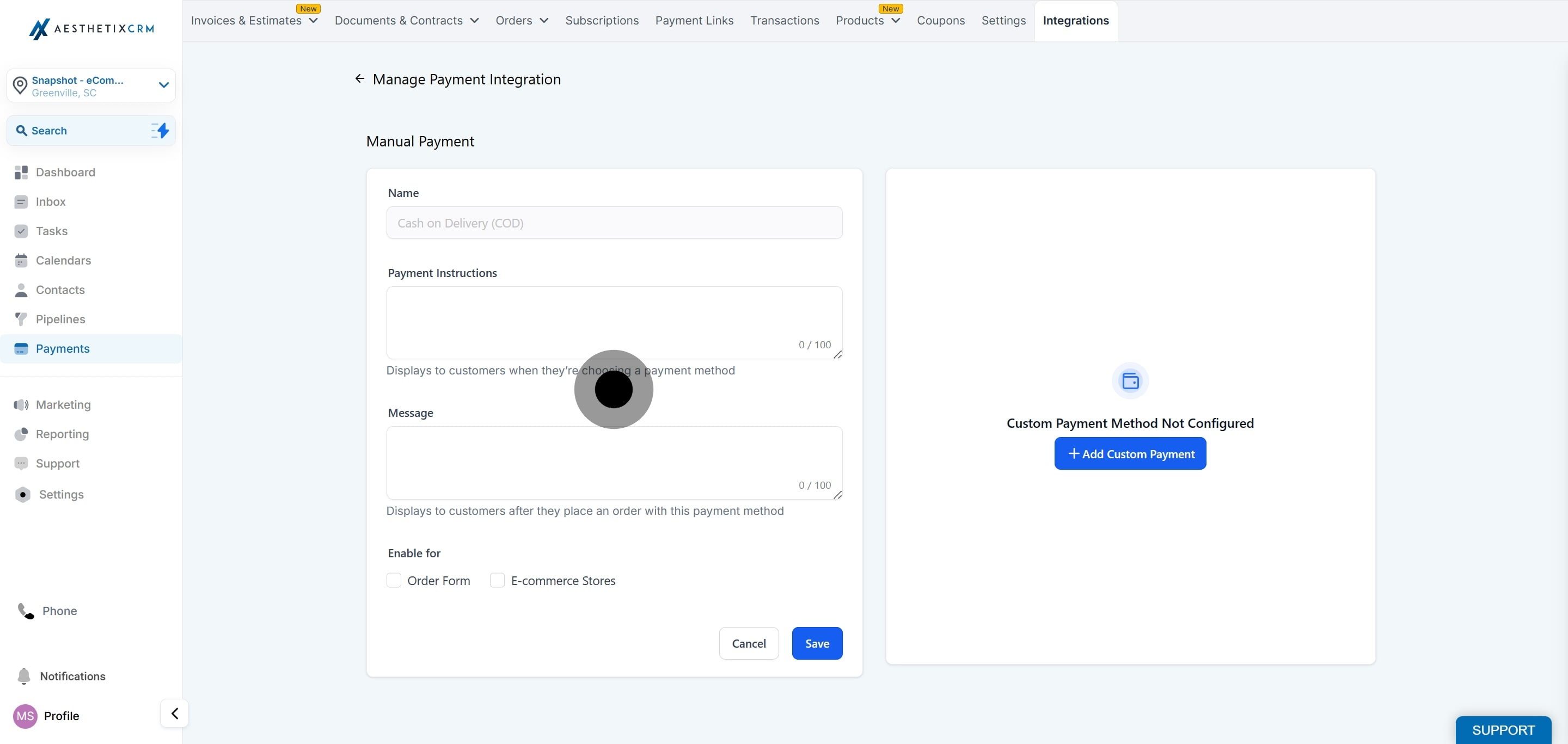 6 After that, click on the element.