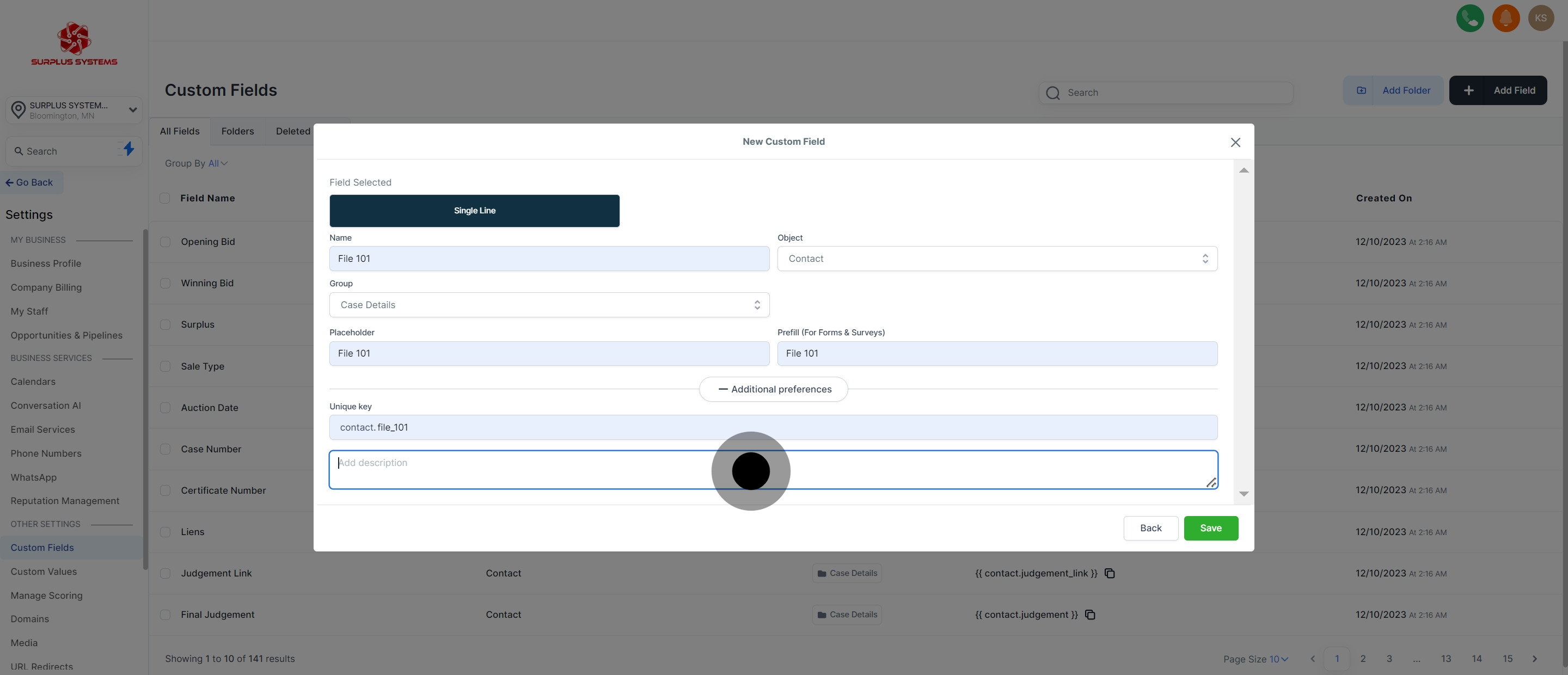13 Click on the element.