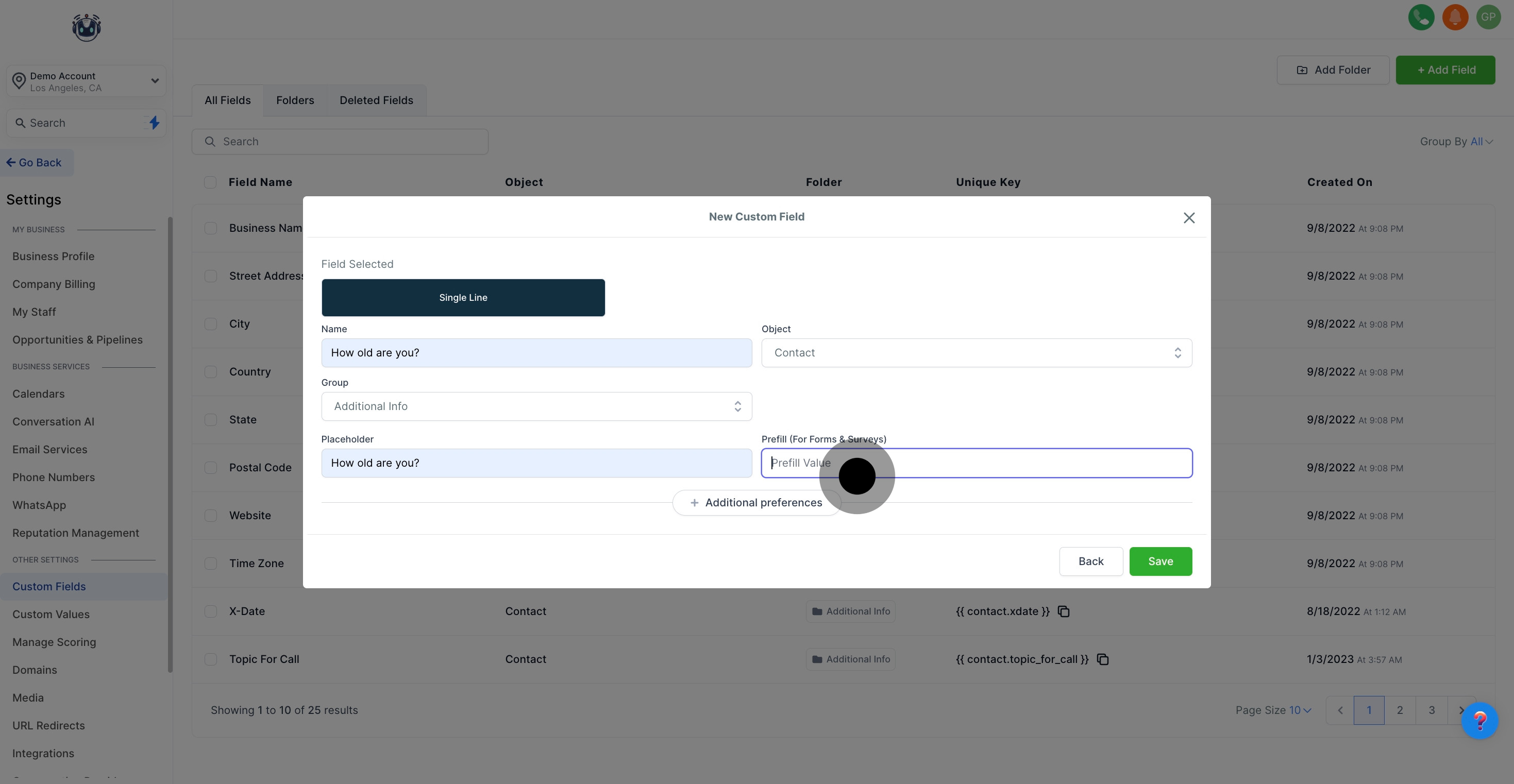 11 Click on the element.