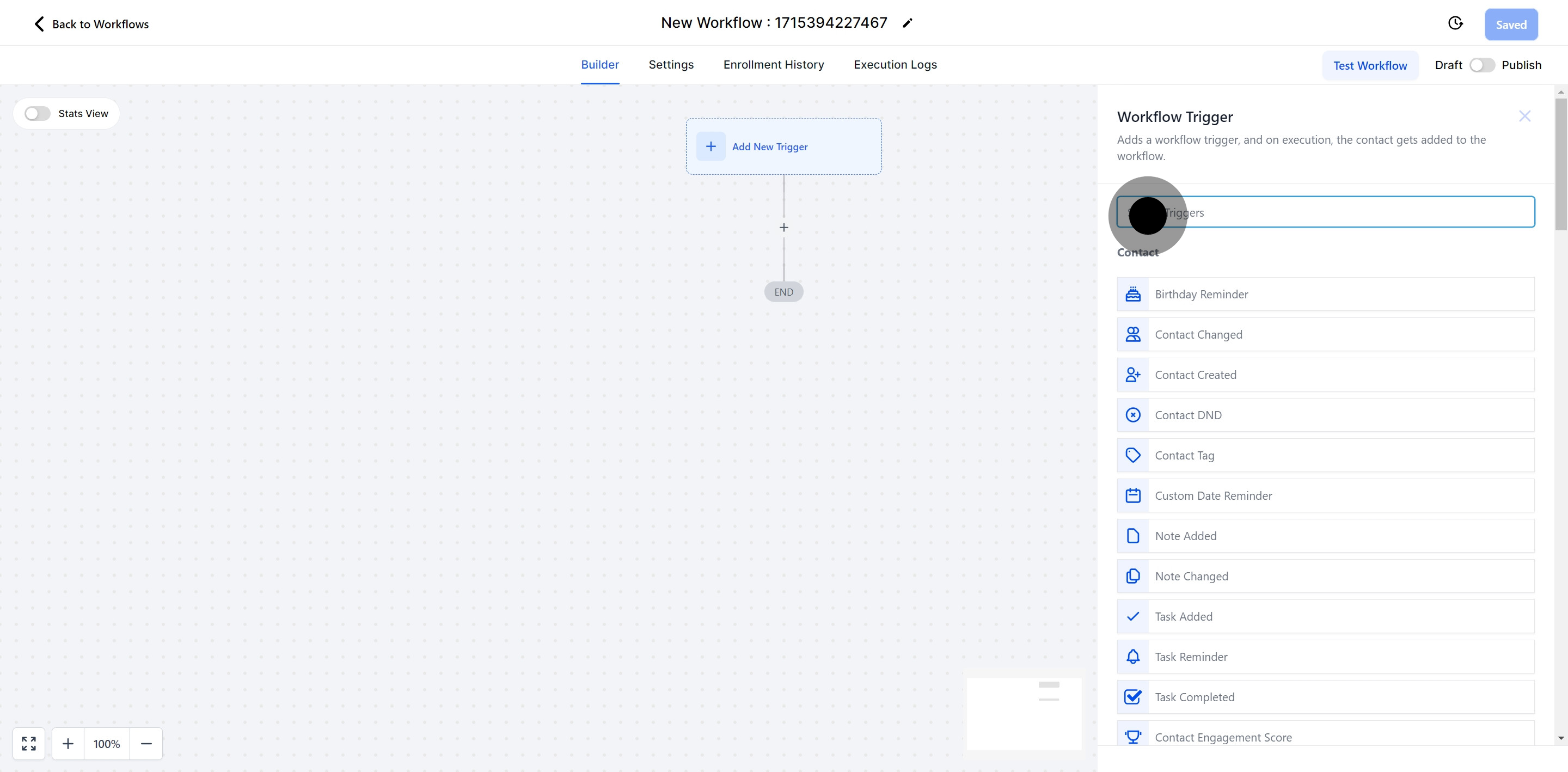 5 Then, click on the element.