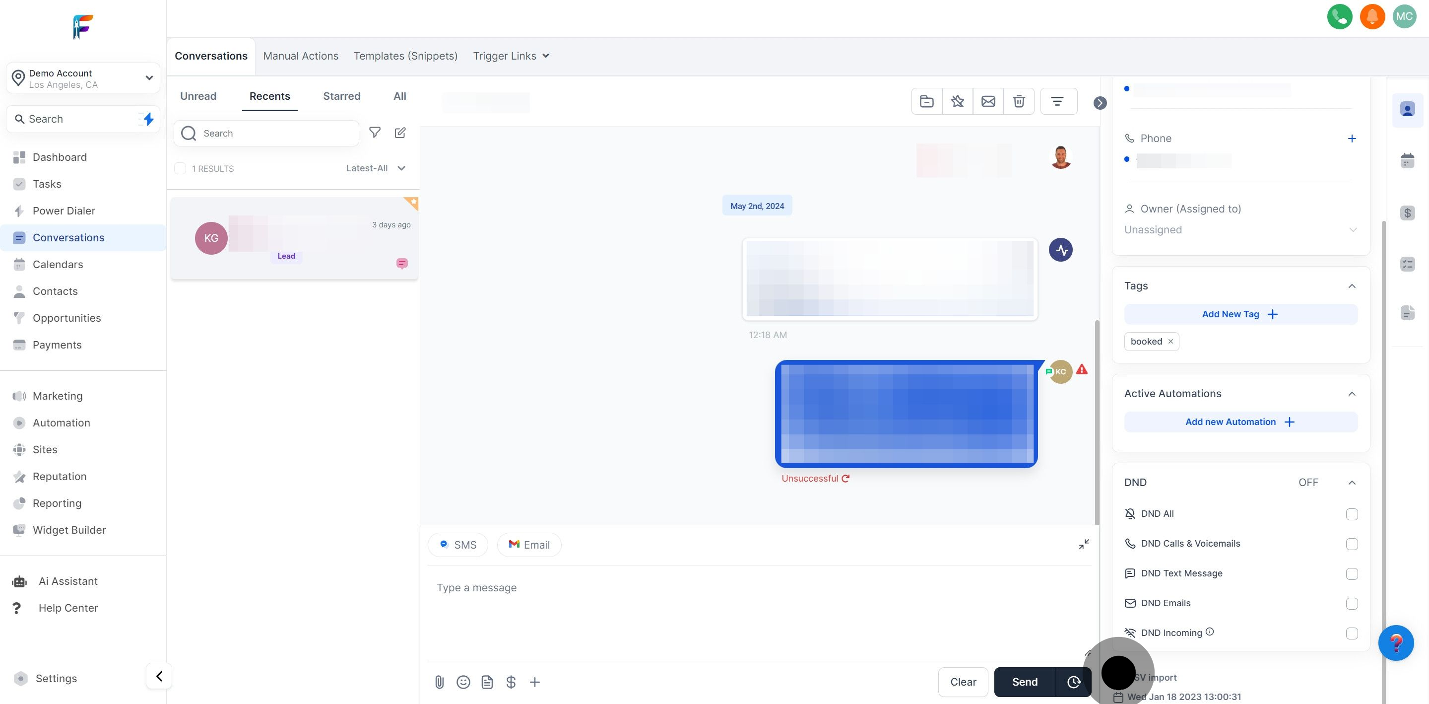 12 Click on "CSV import".