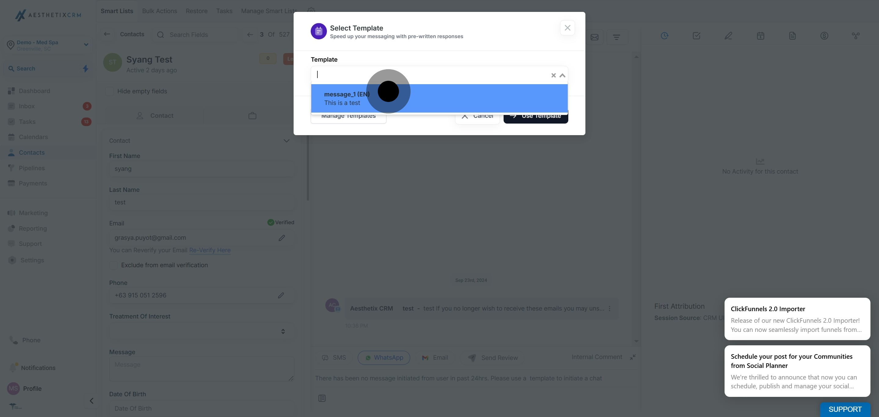 5 Click on "message_1 (EN)".