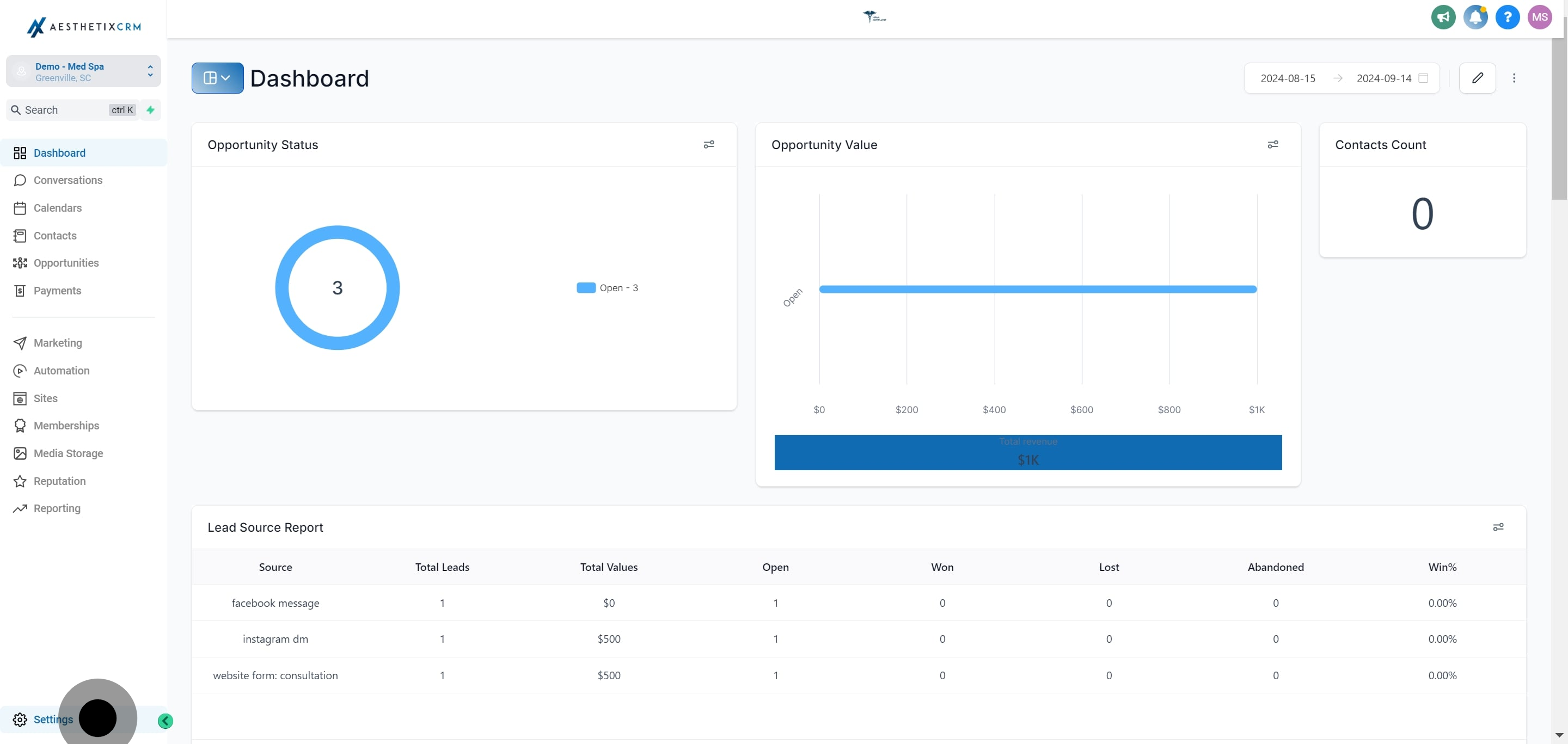 1 First, click here.
