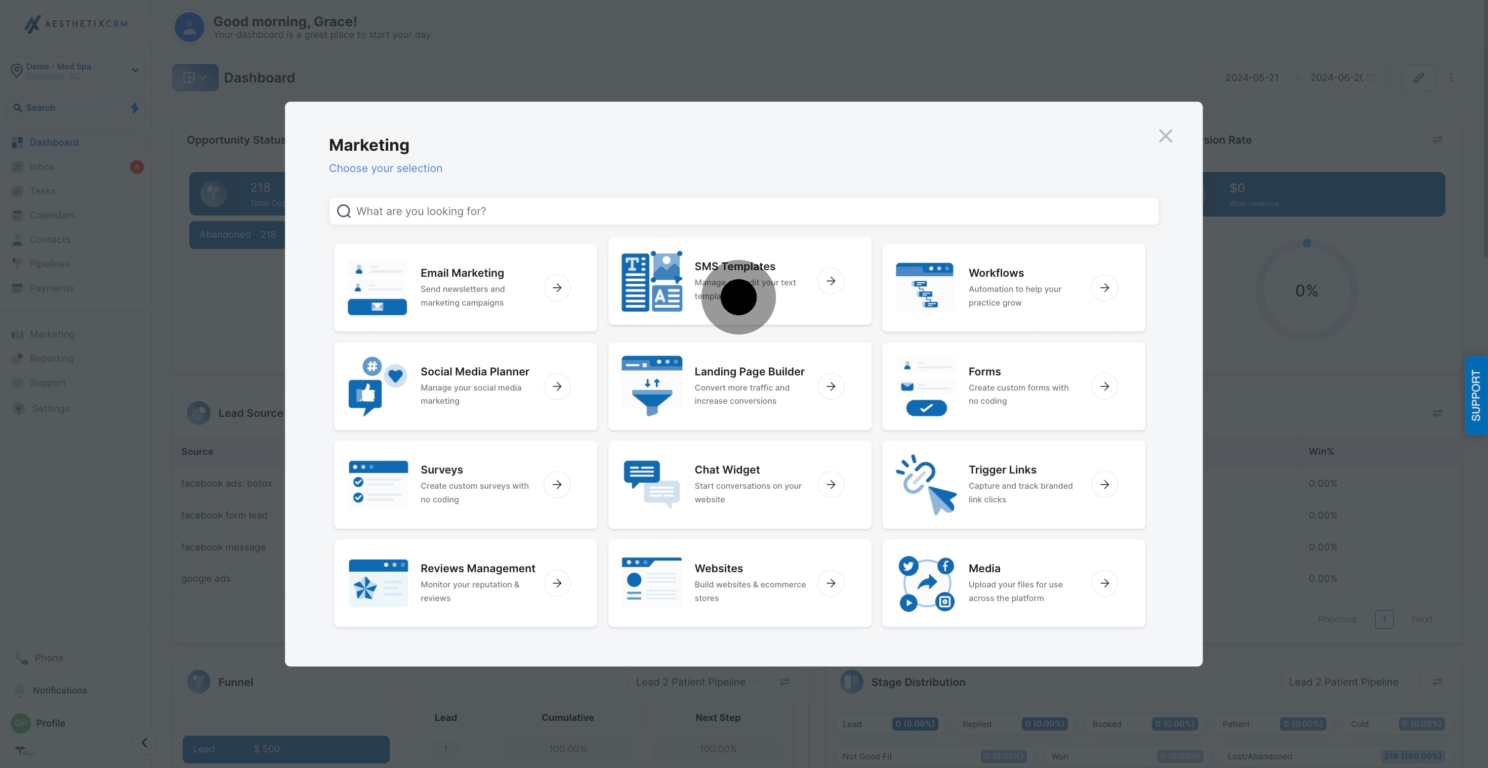 2 Afterwards, click on "Manage and edit your text templates".