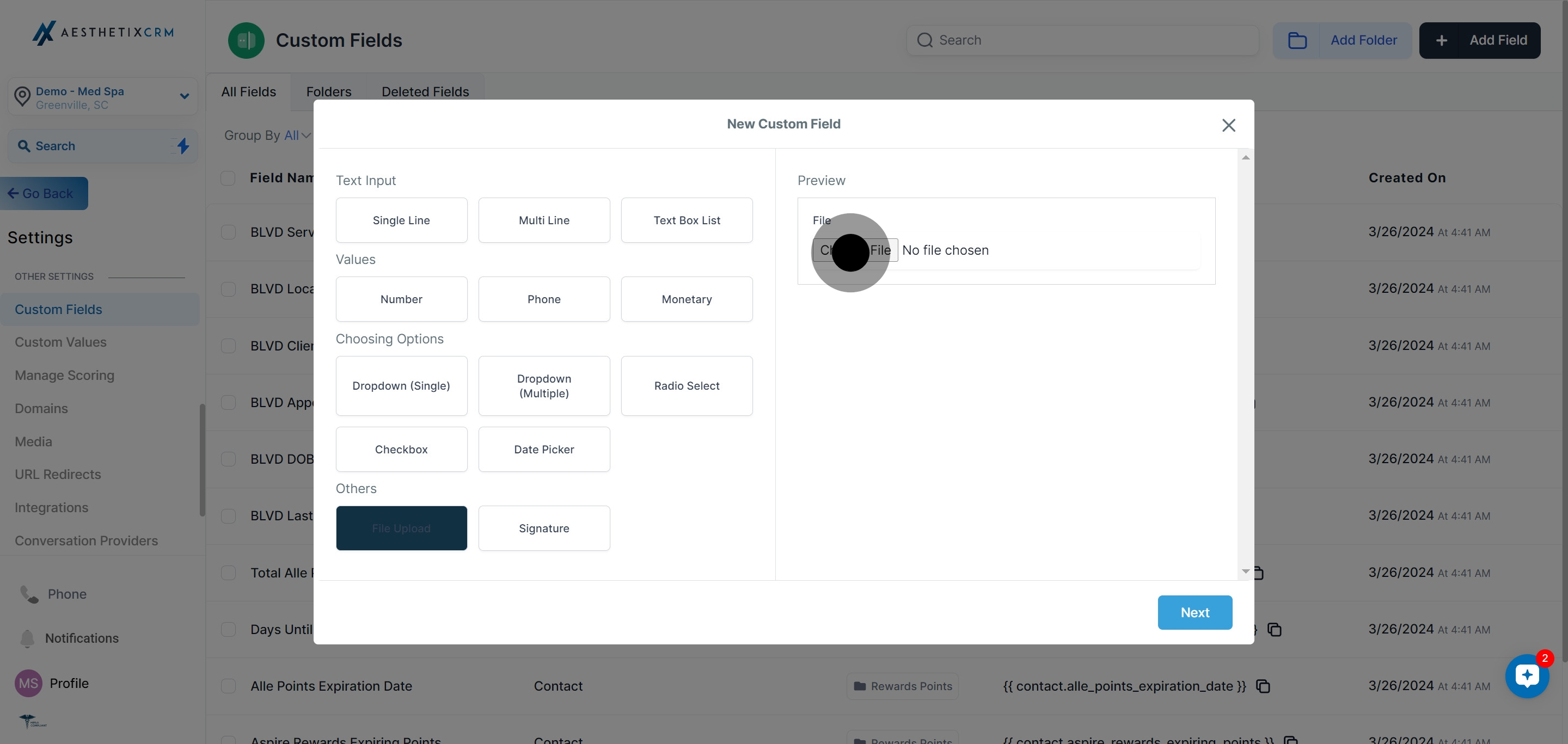 6 After that, click on the element.