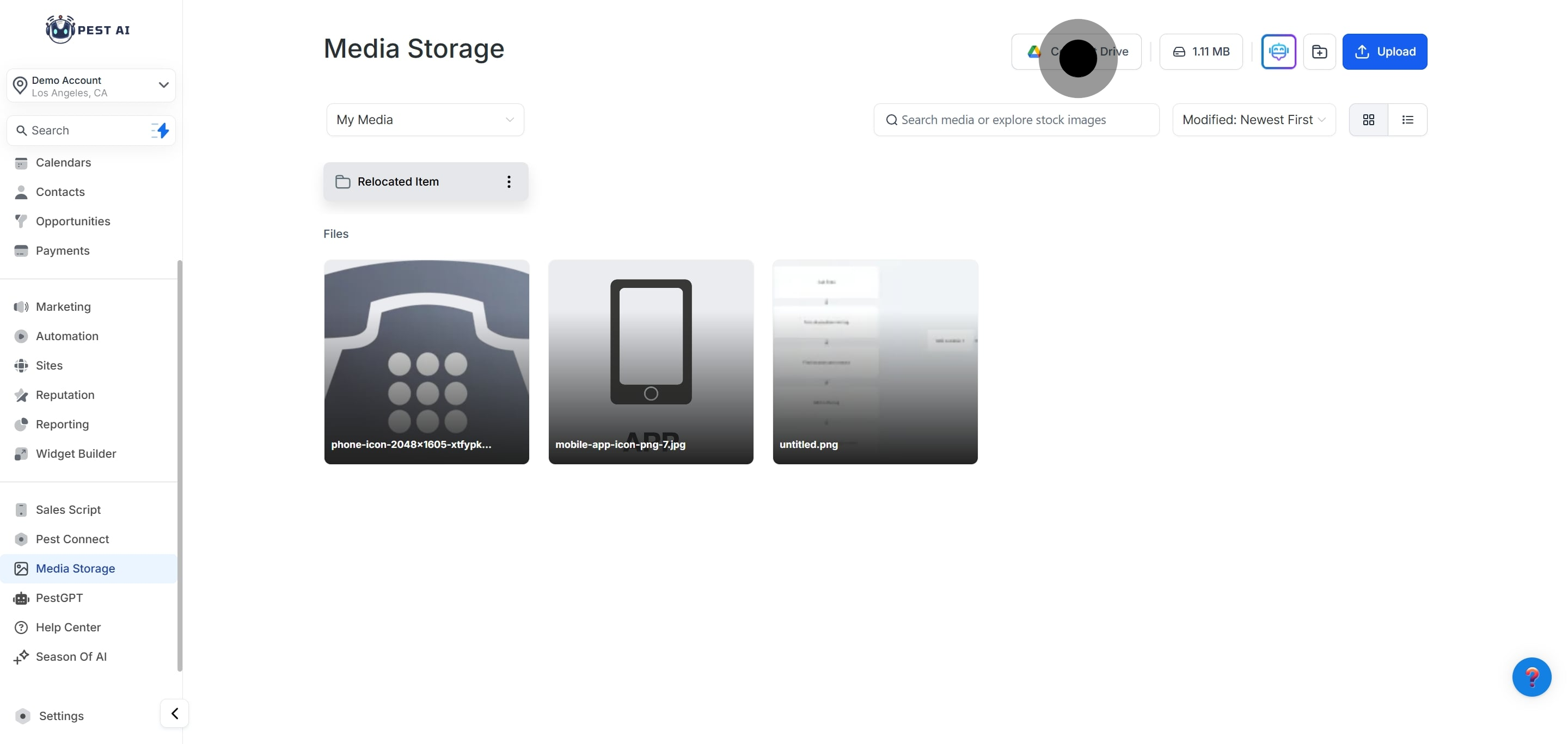 2 Afterwards, click on "Connect Drive".