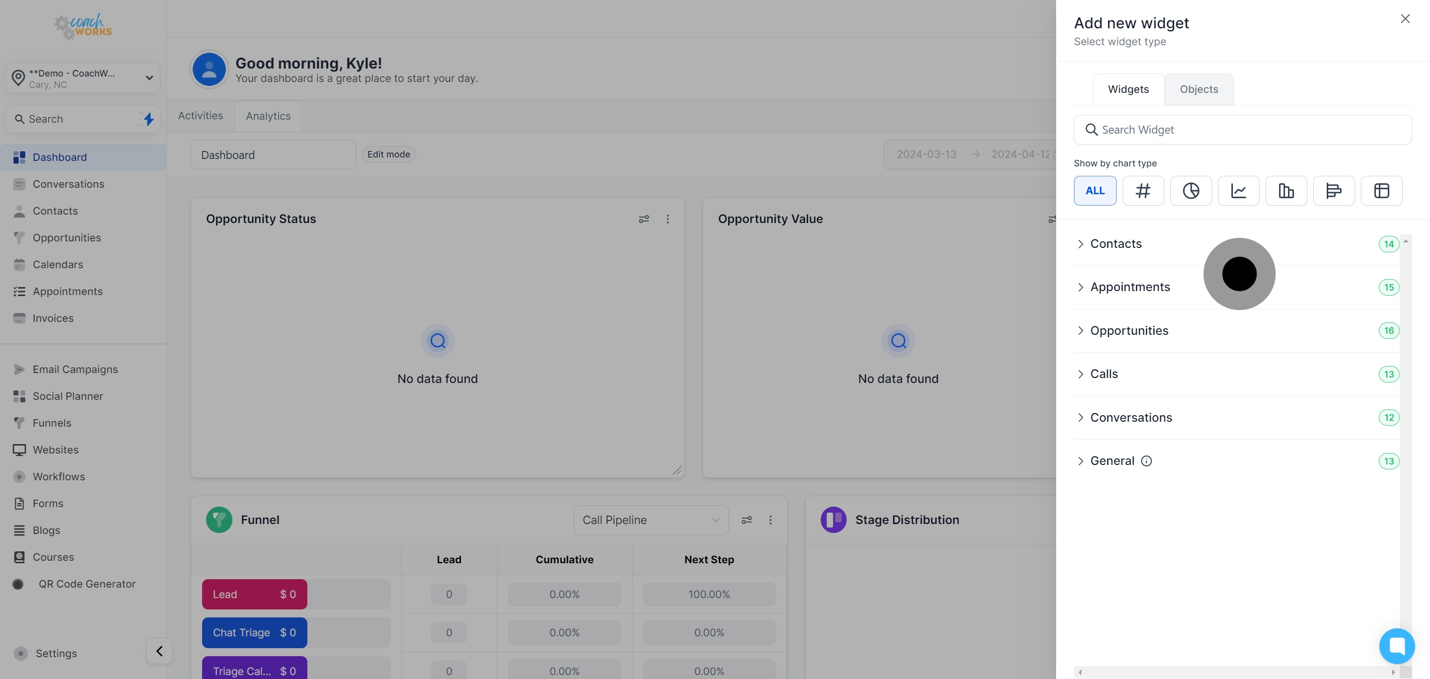 4 Once that's done, click on the element.
