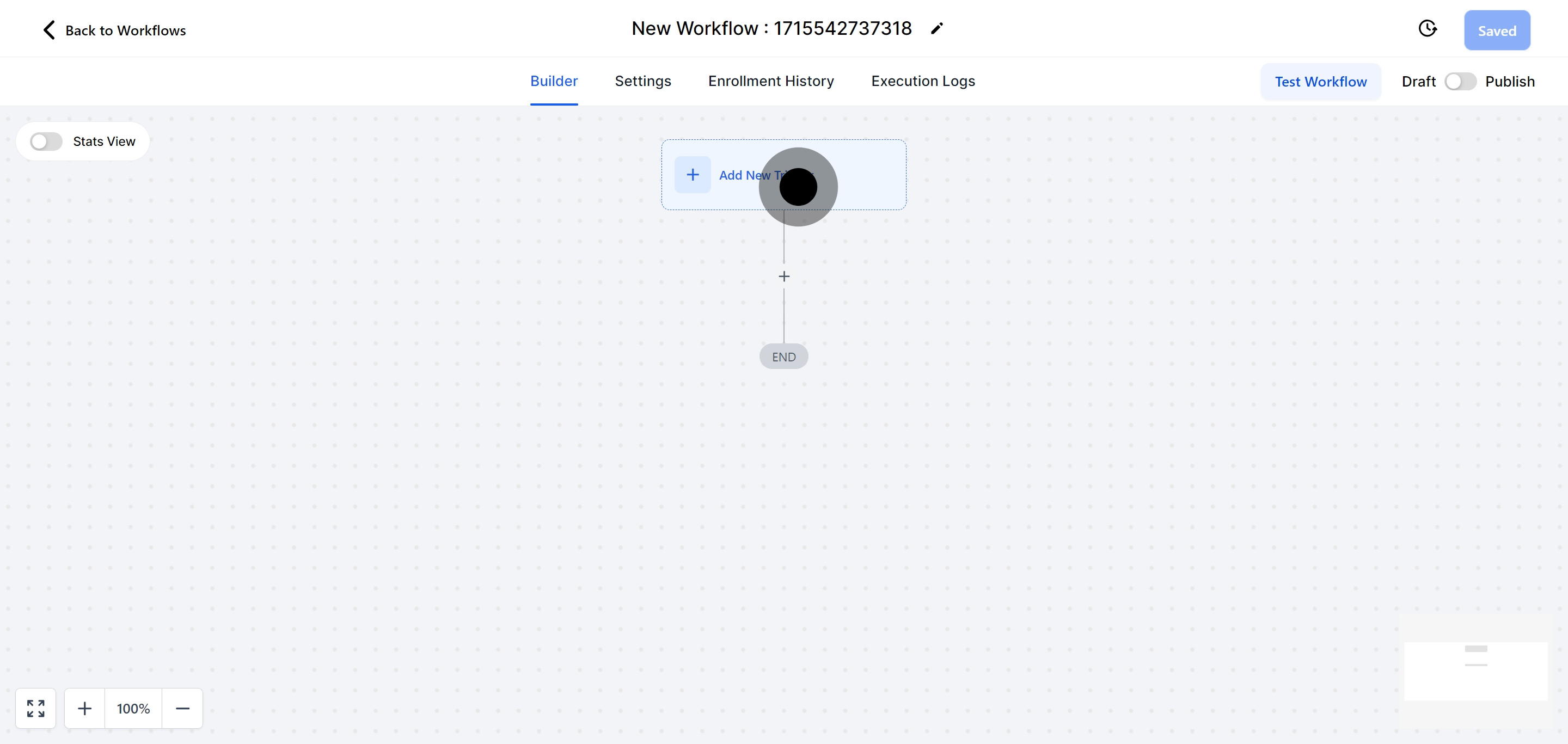 4 Click on the element.