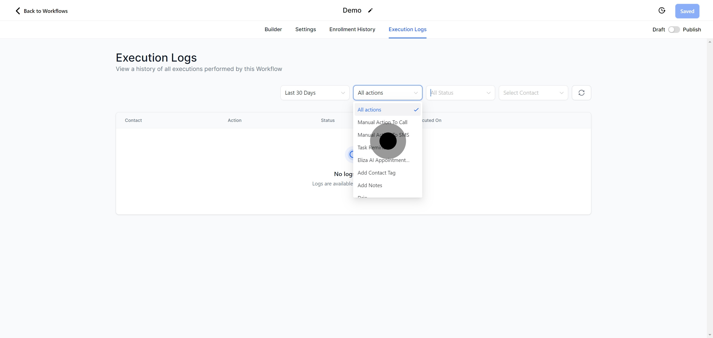 13 Click on the element.