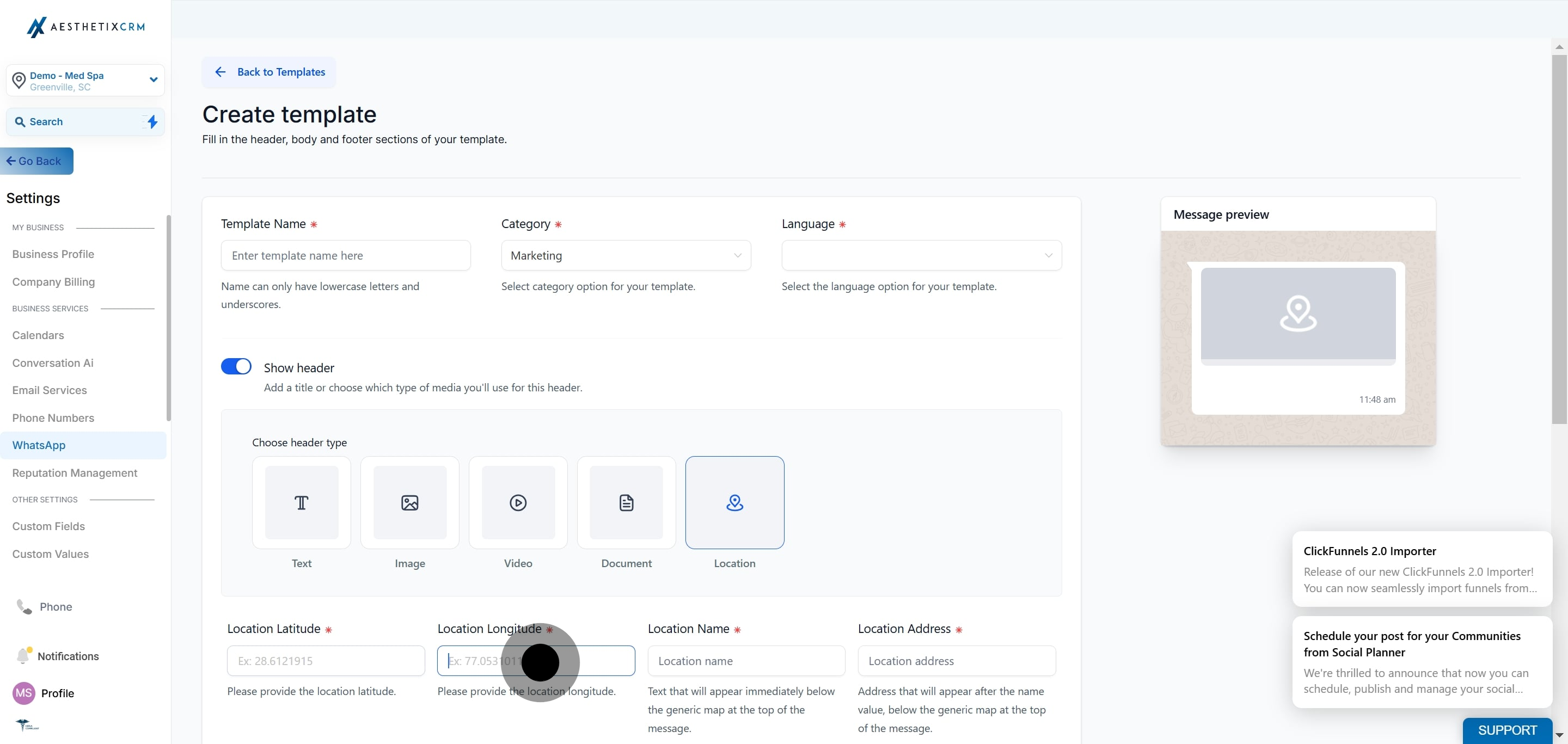 7 Click on the element.