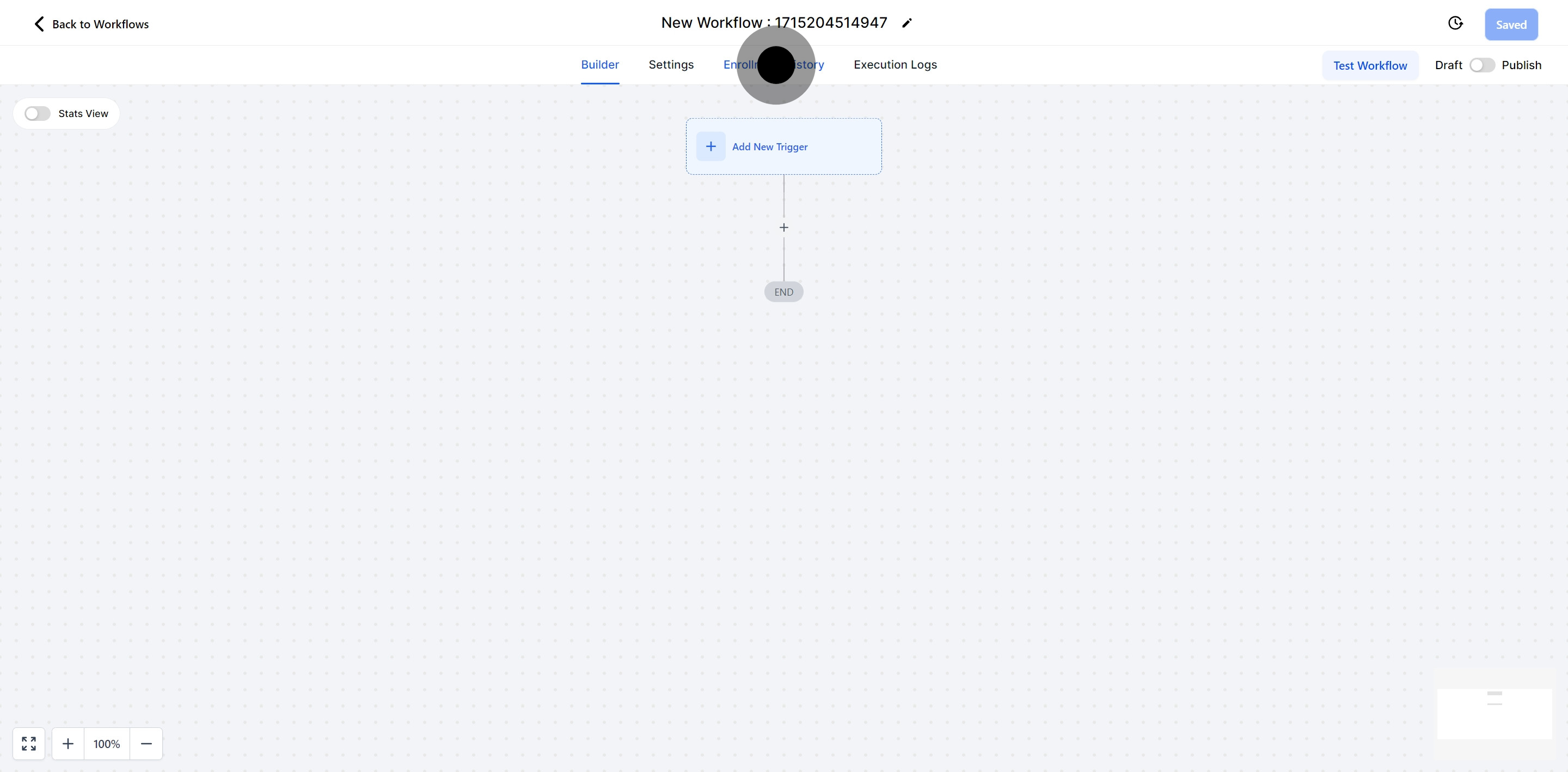 5 Next, click on "Enrollment History".