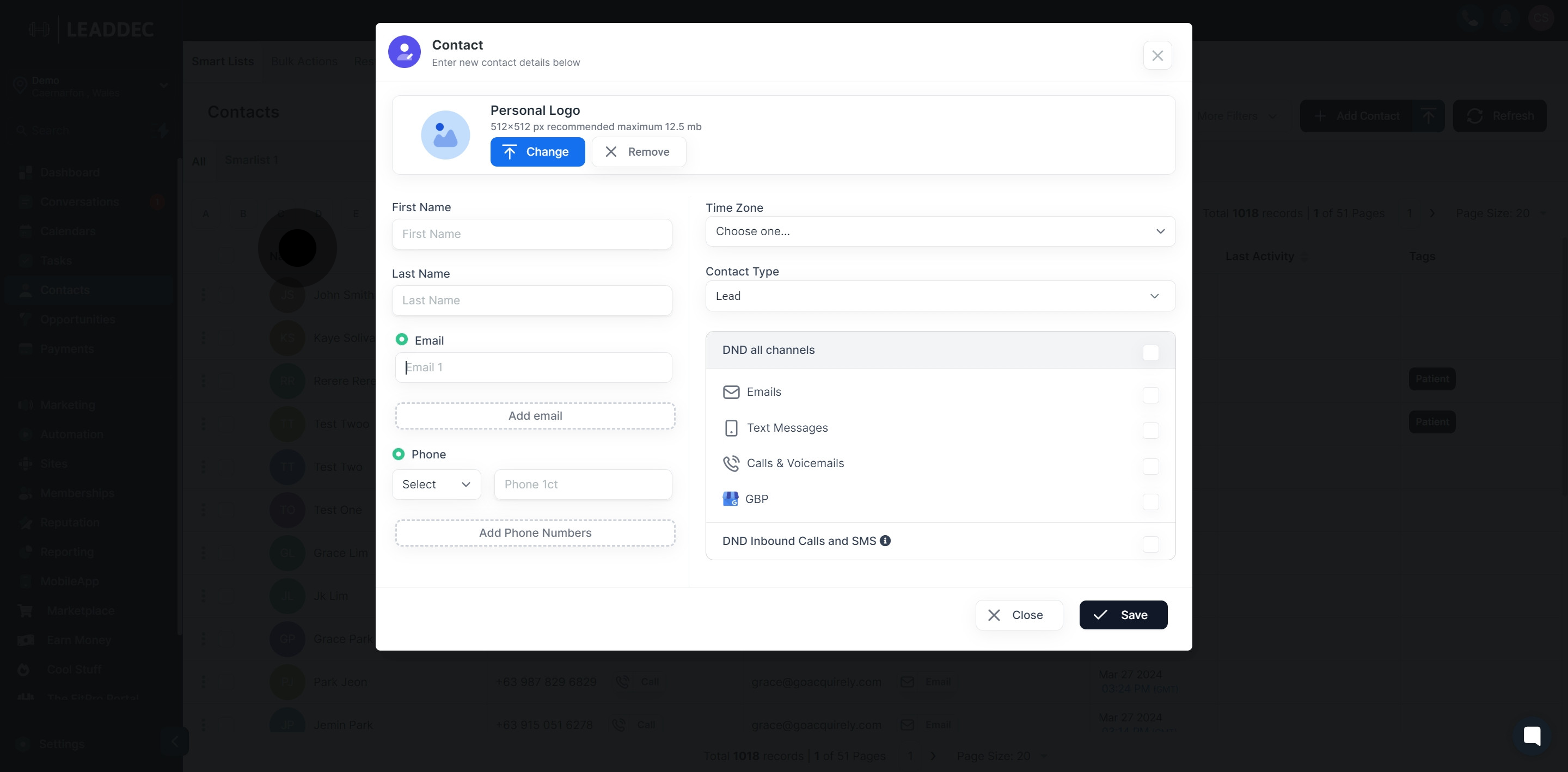 6 After, click on the element.