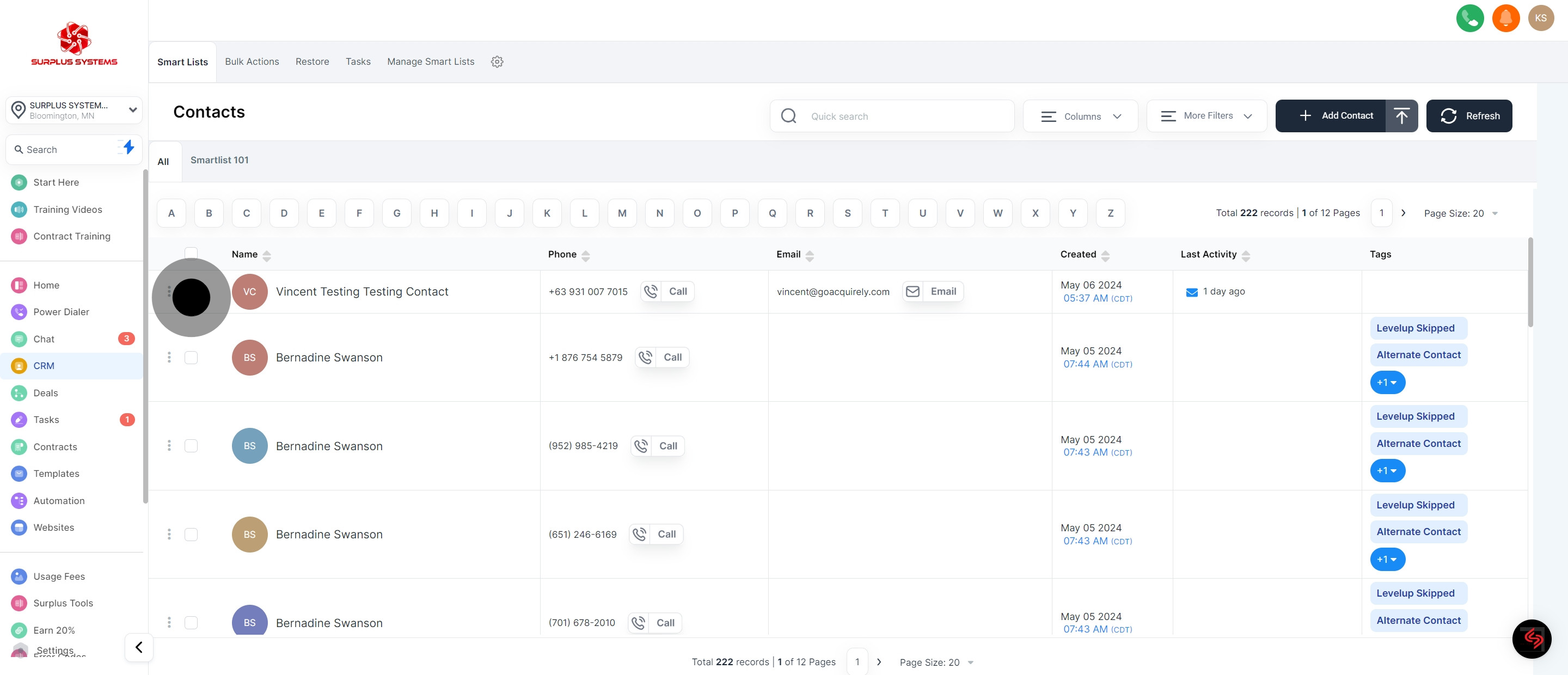 2 Next up, click on the element.