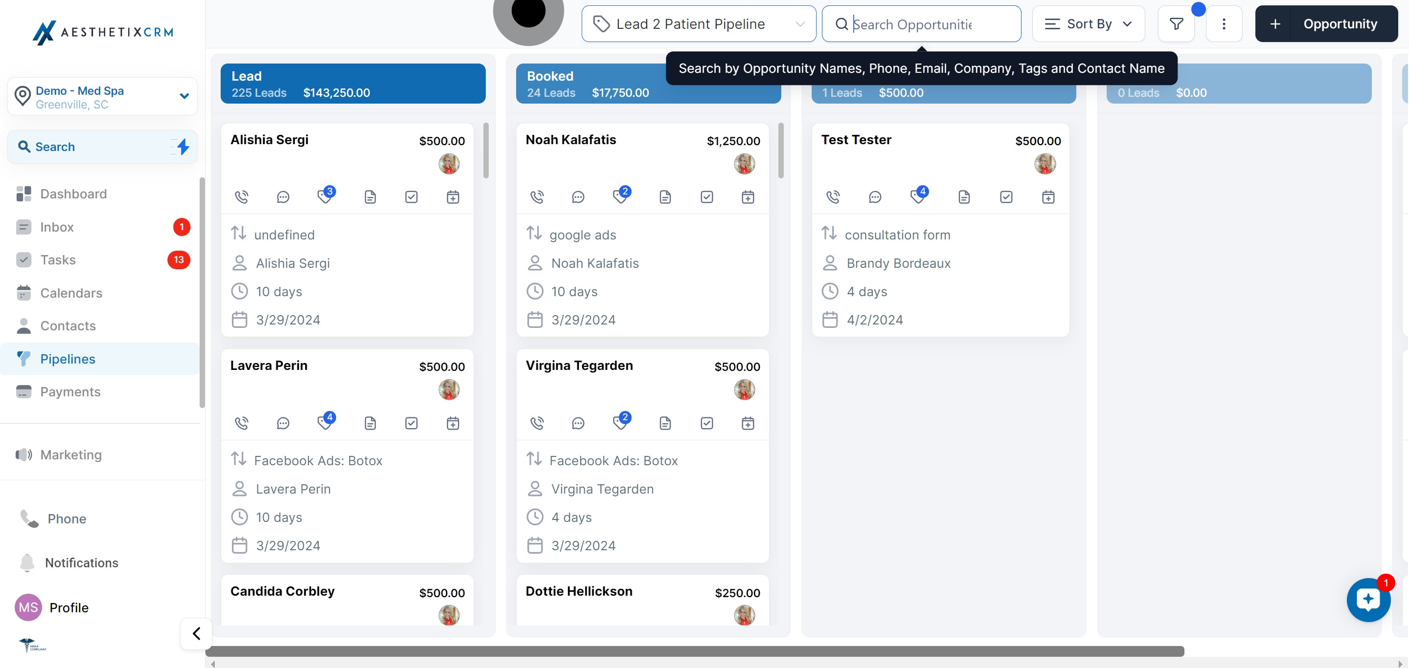 3 Afterwards, click on the element.