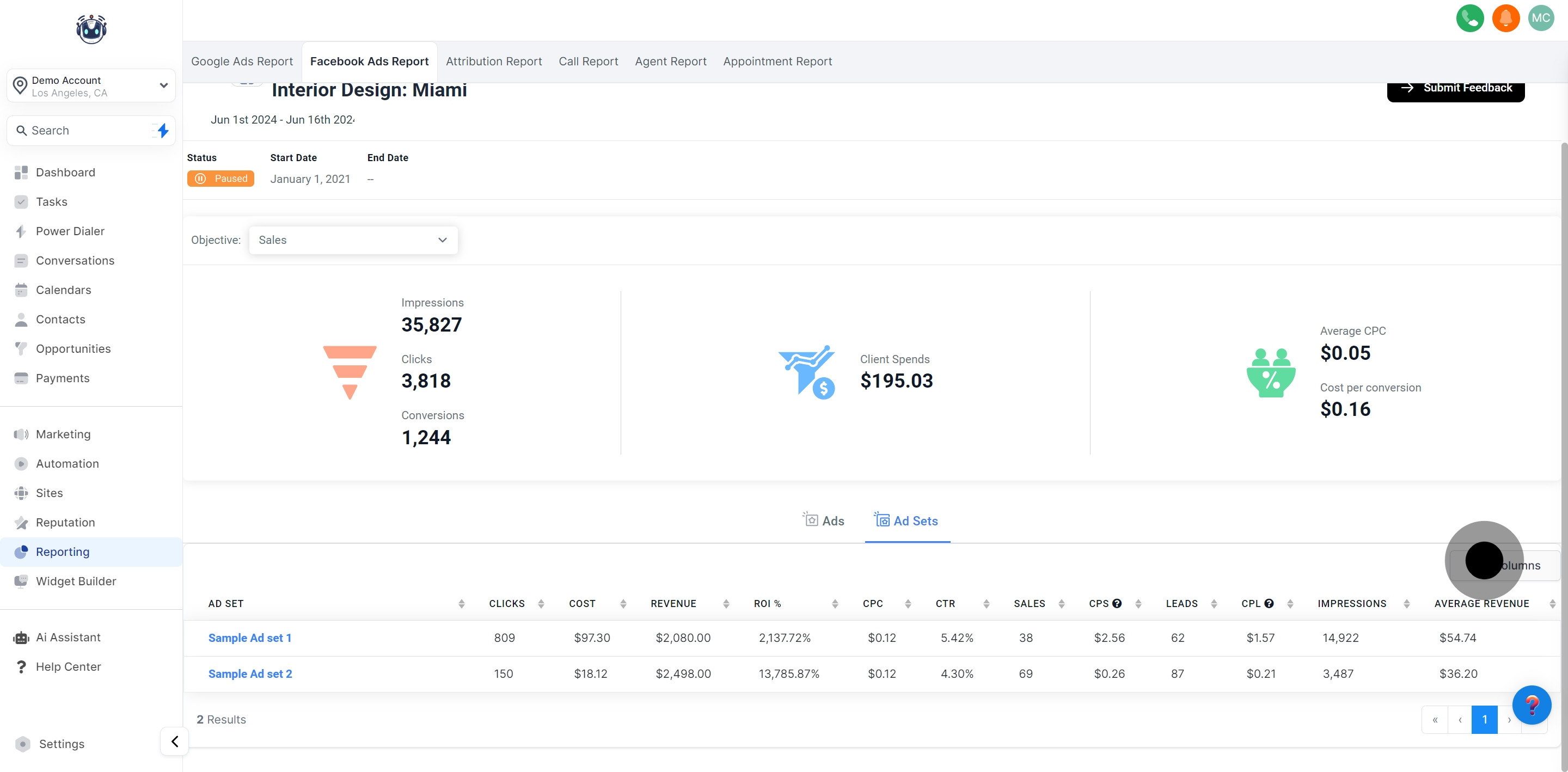 31 Click on "Columns".