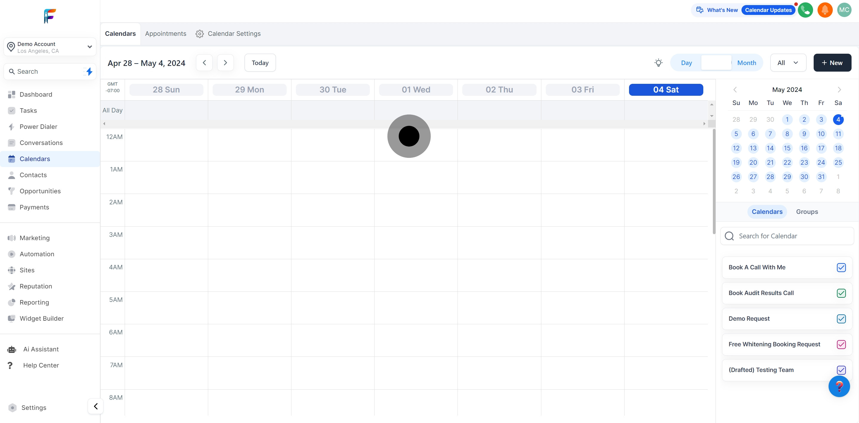 5 Click on "GMT -07:00".