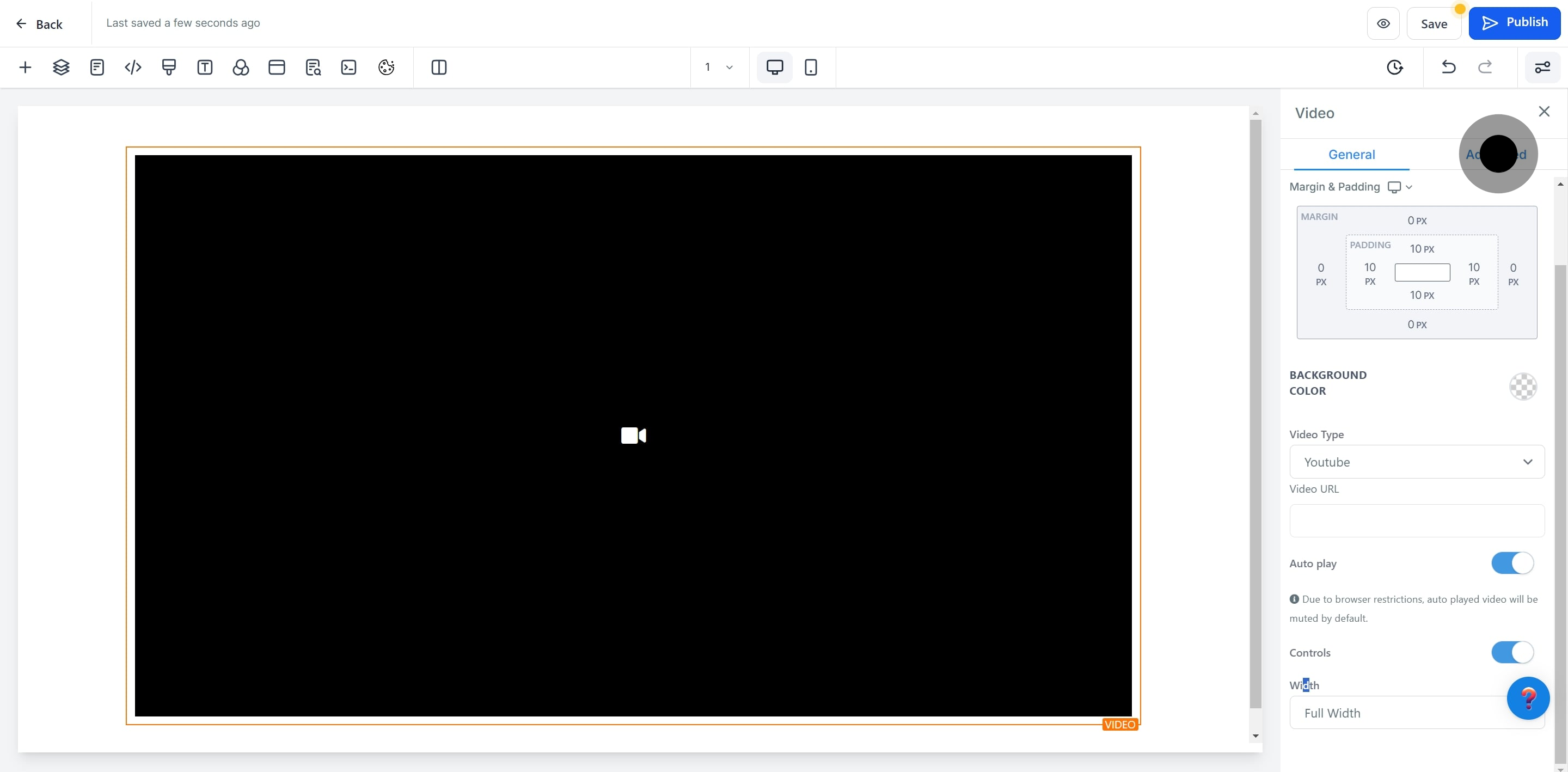 16 Click on "Advanced".