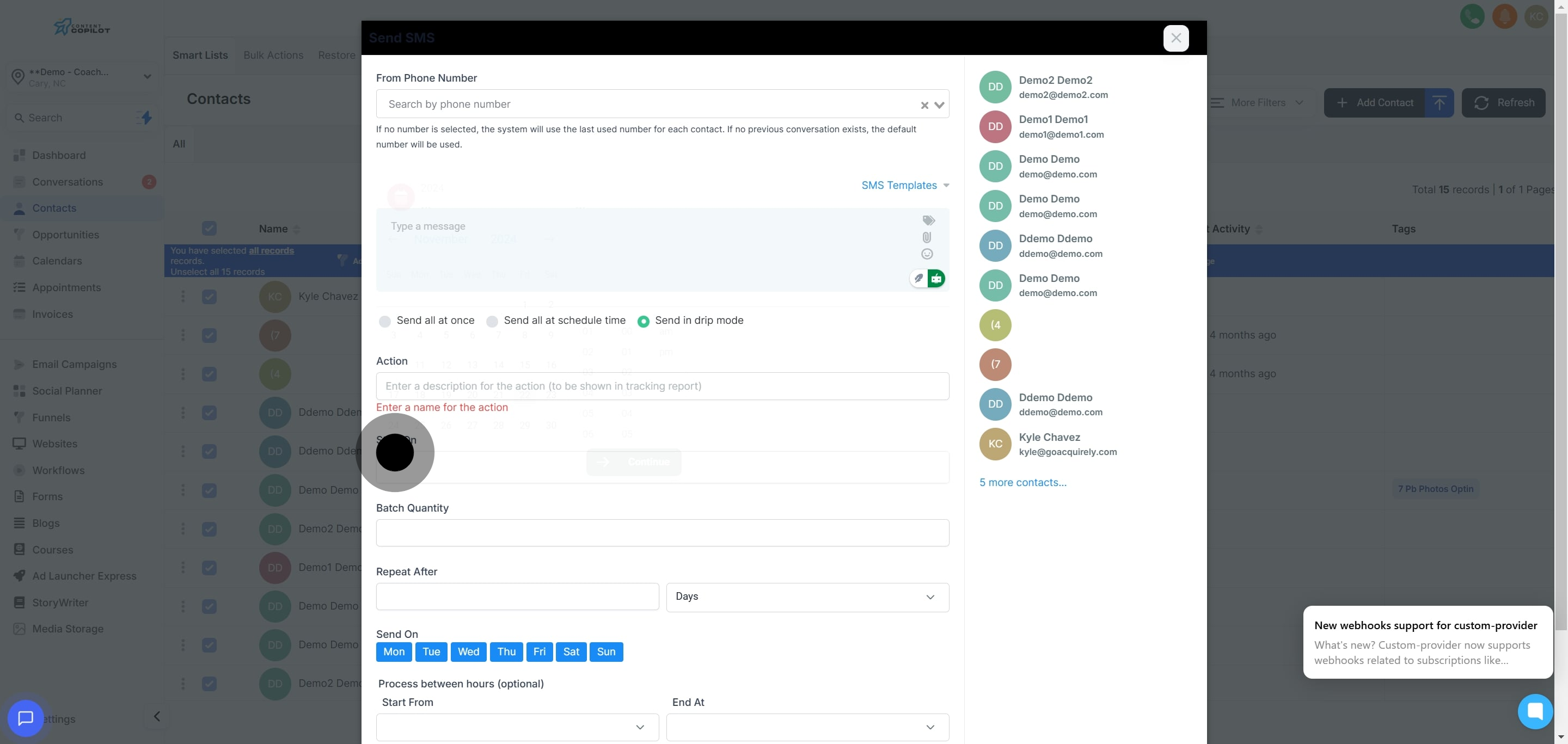 13 Then, click on the element.