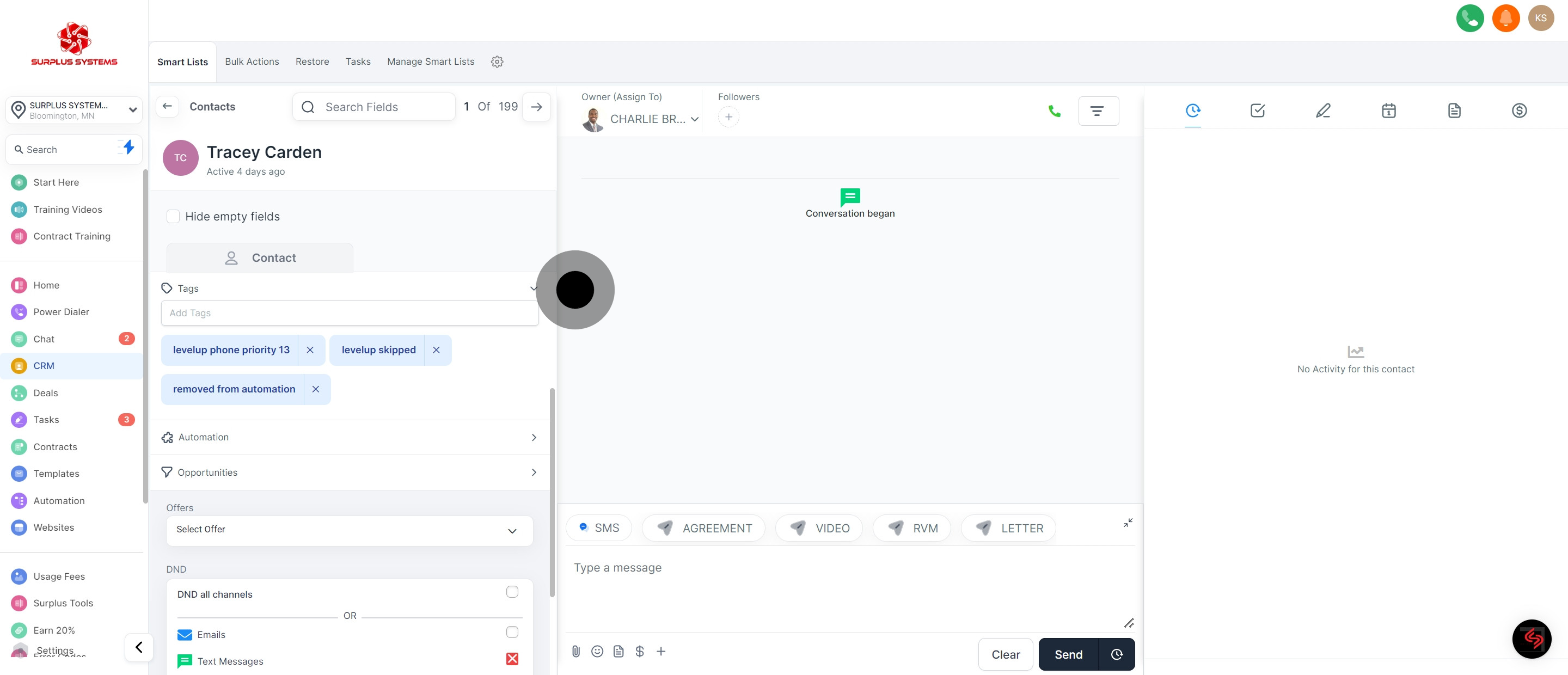 12 Click on "levelup phone priority 13".