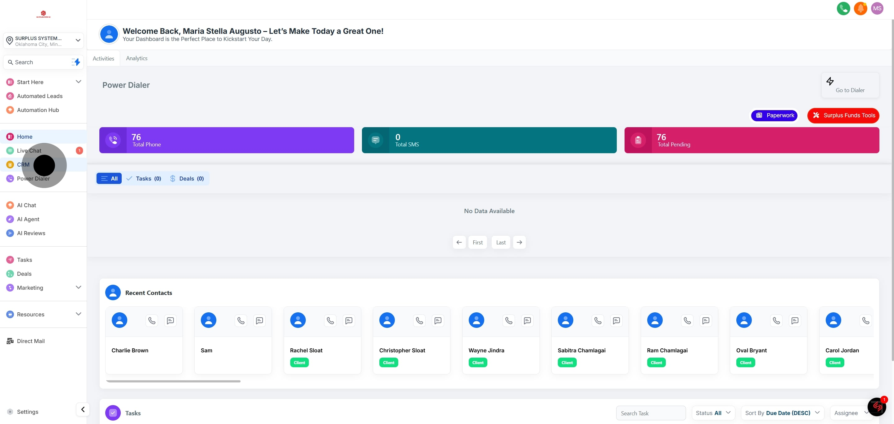 1 Click on the element.