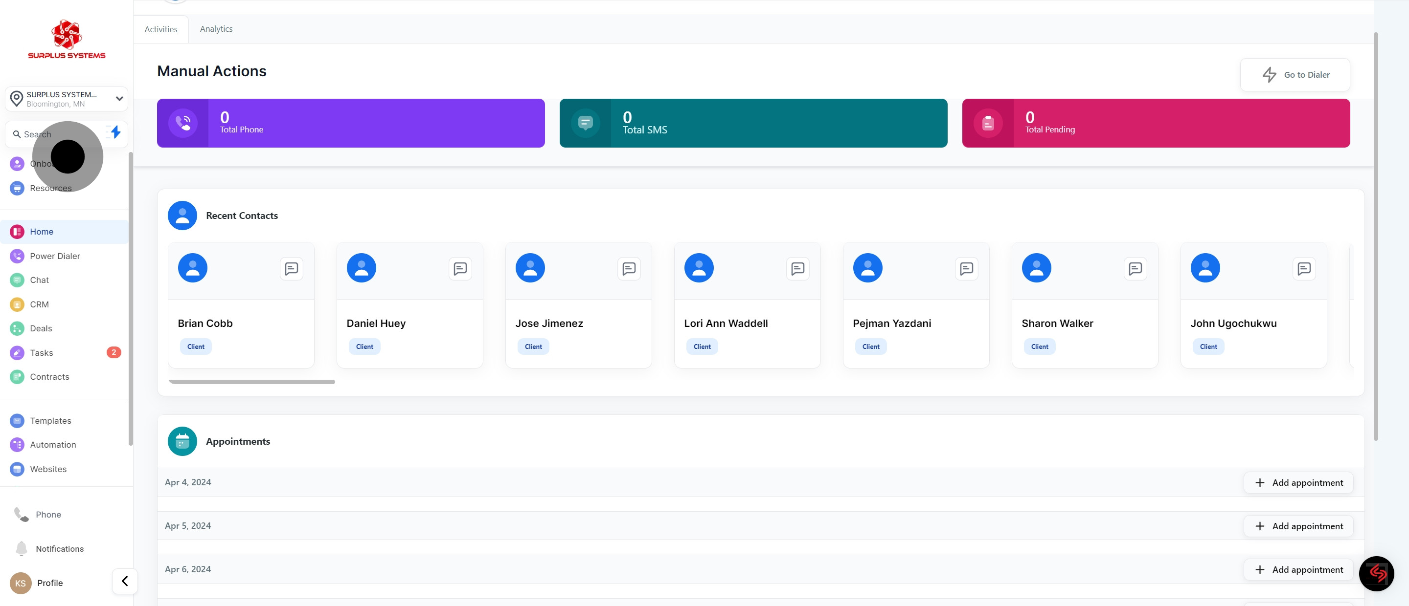 1 To start off, click here.