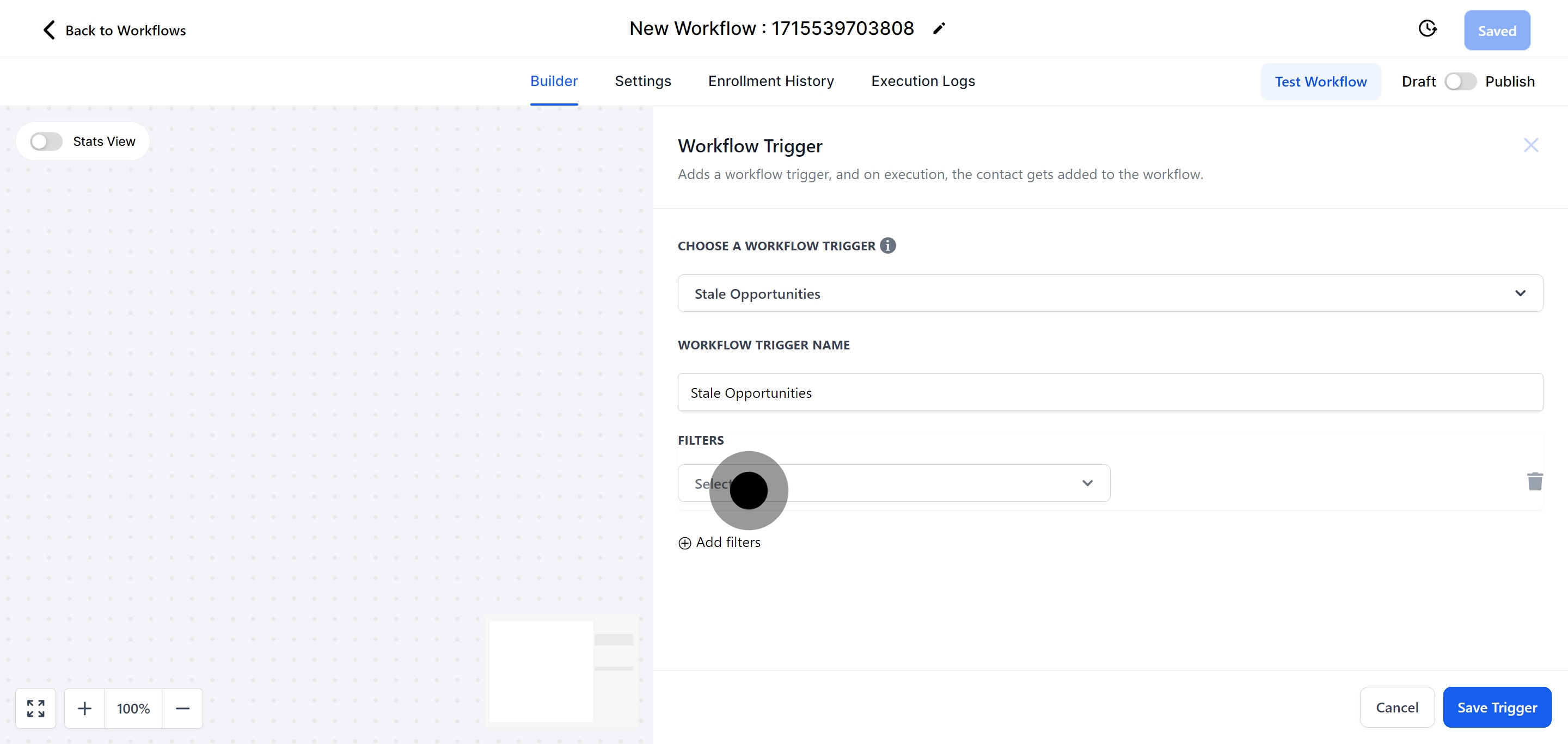 7 Click on "Select".