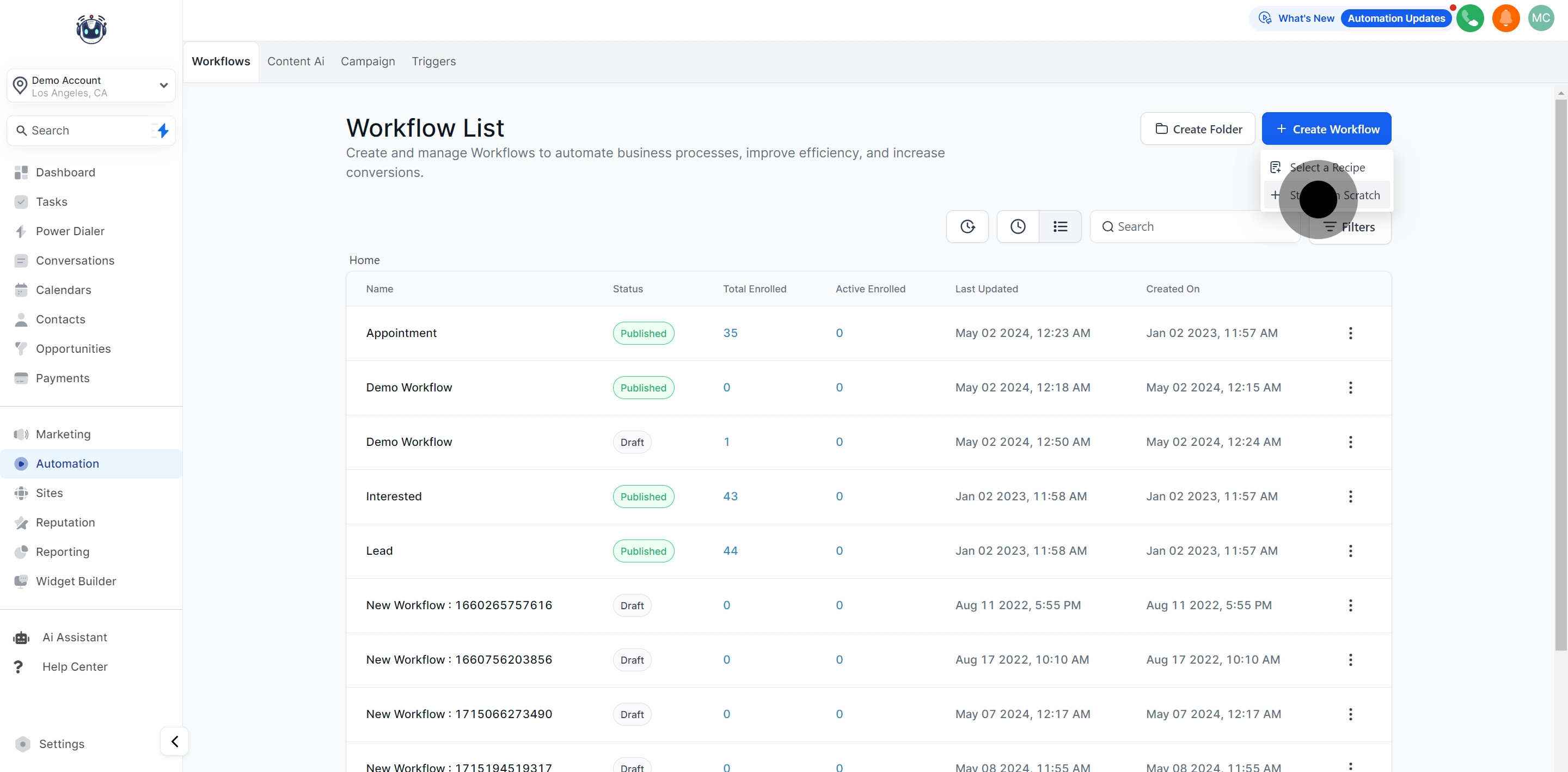 3 Afterwards, click on "Start from Scratch".