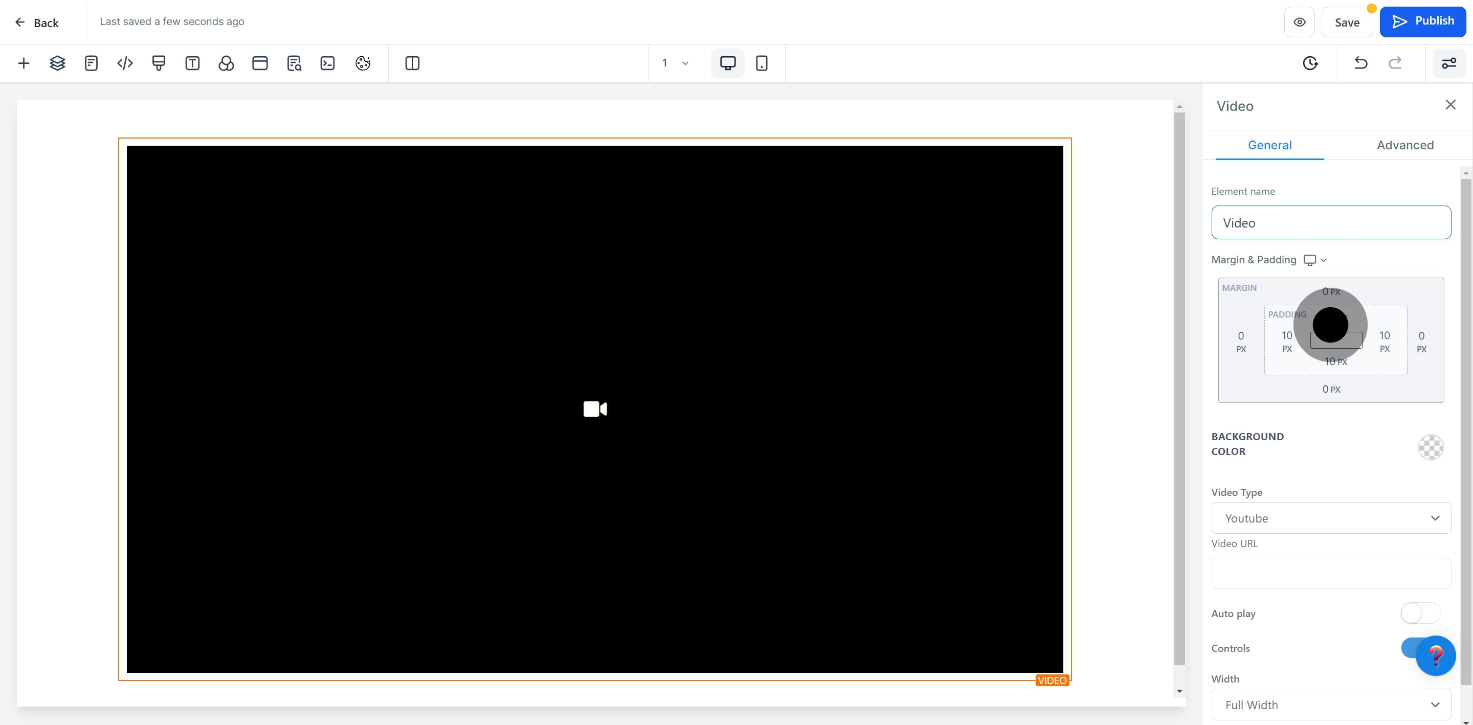 9 Click on "Margin & Padding".