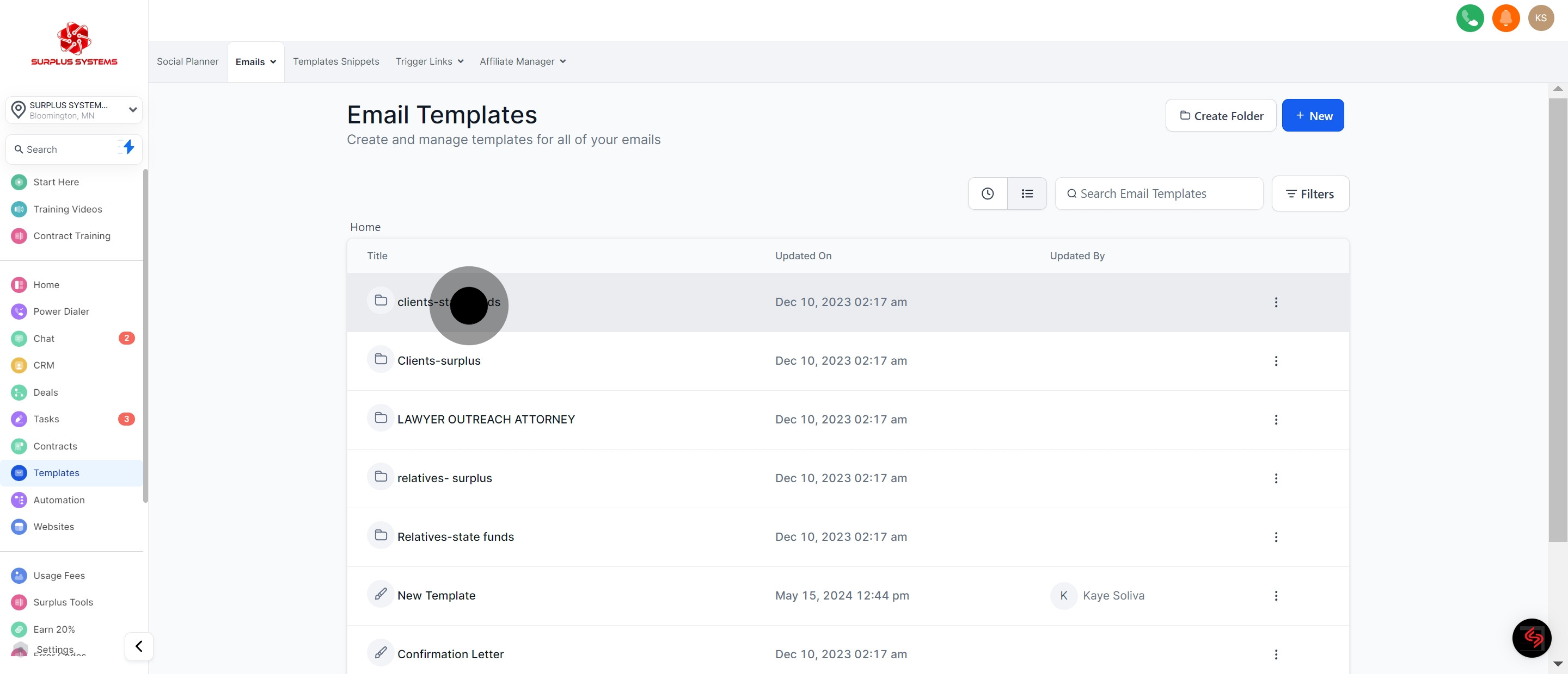 3 Click on the element.