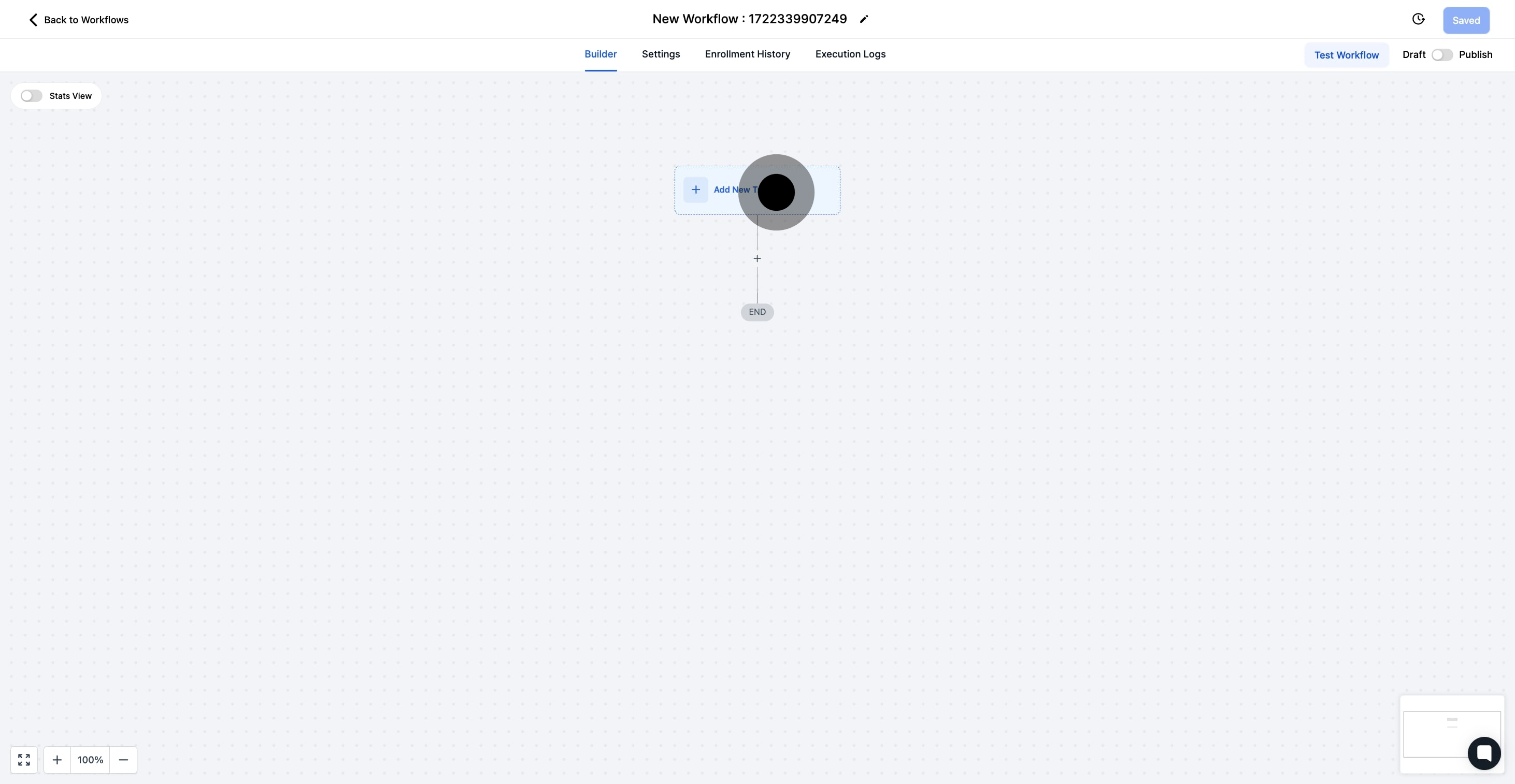 4 Afterwards, click on "Add New Trigger".