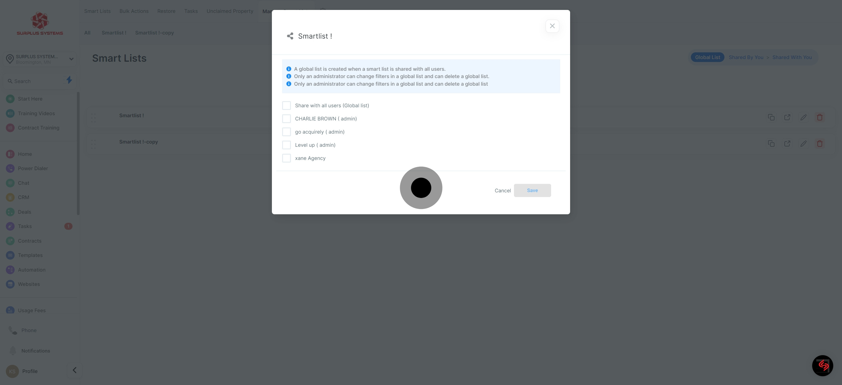 9 Then, click on "Cancel".
