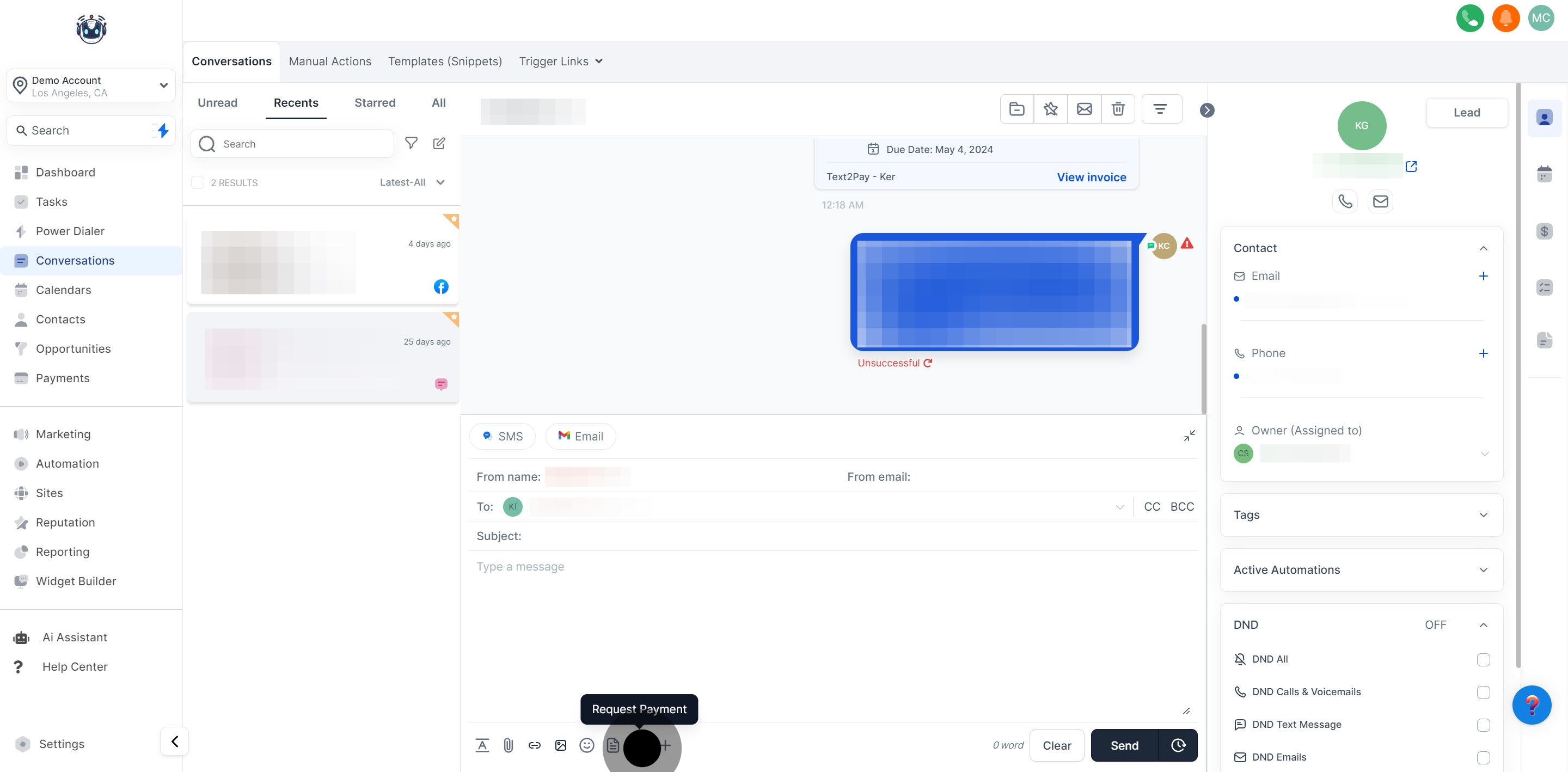 8 Click on the element.