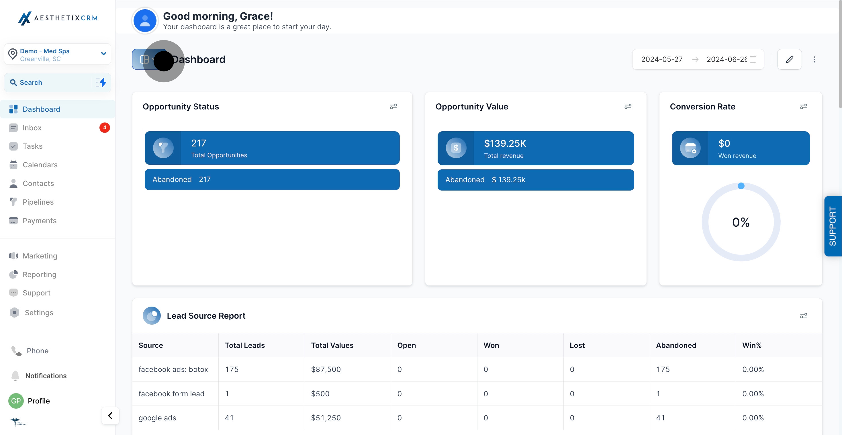 2 Click on the element.