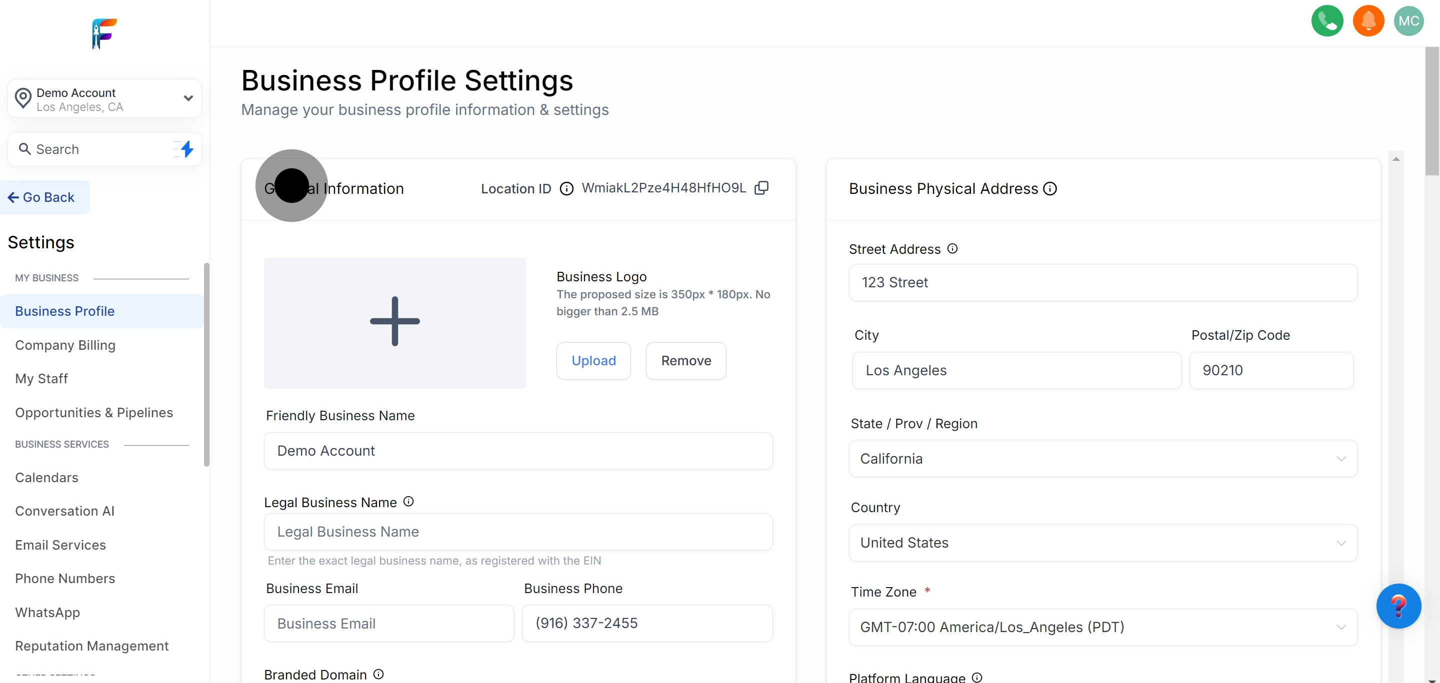 3 Next, click on "General Information".