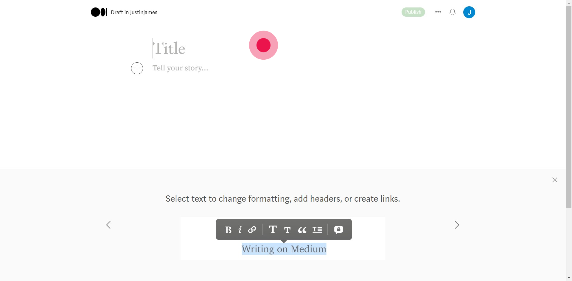 3 Click on "Title
"