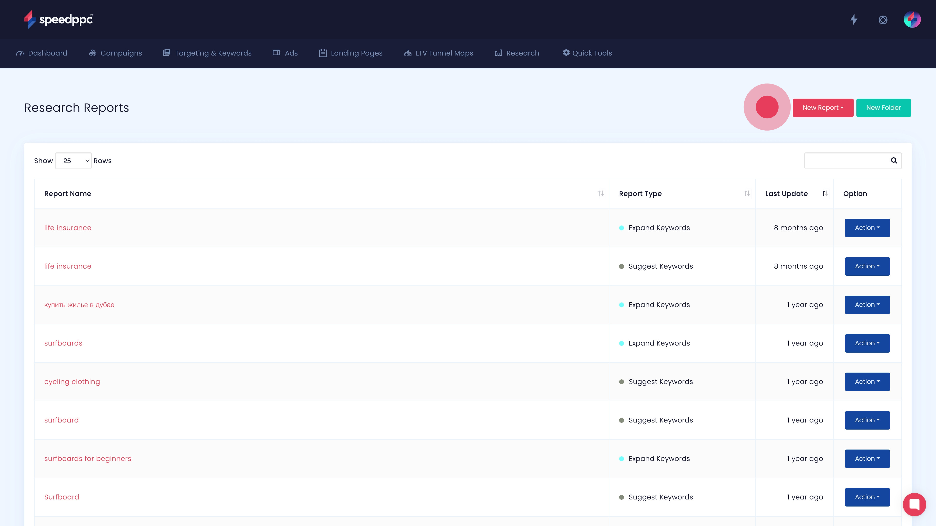 13 Now, click on "Research Reports".