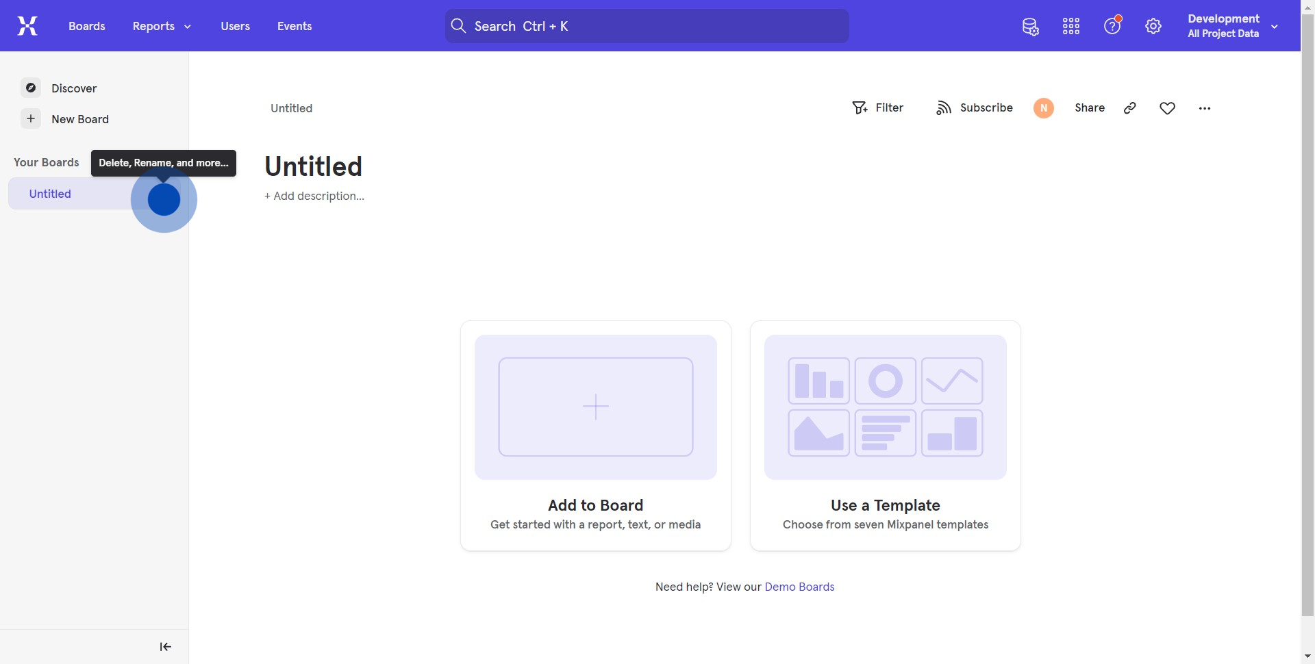 2 Click on "Untitled
+ Add ..."