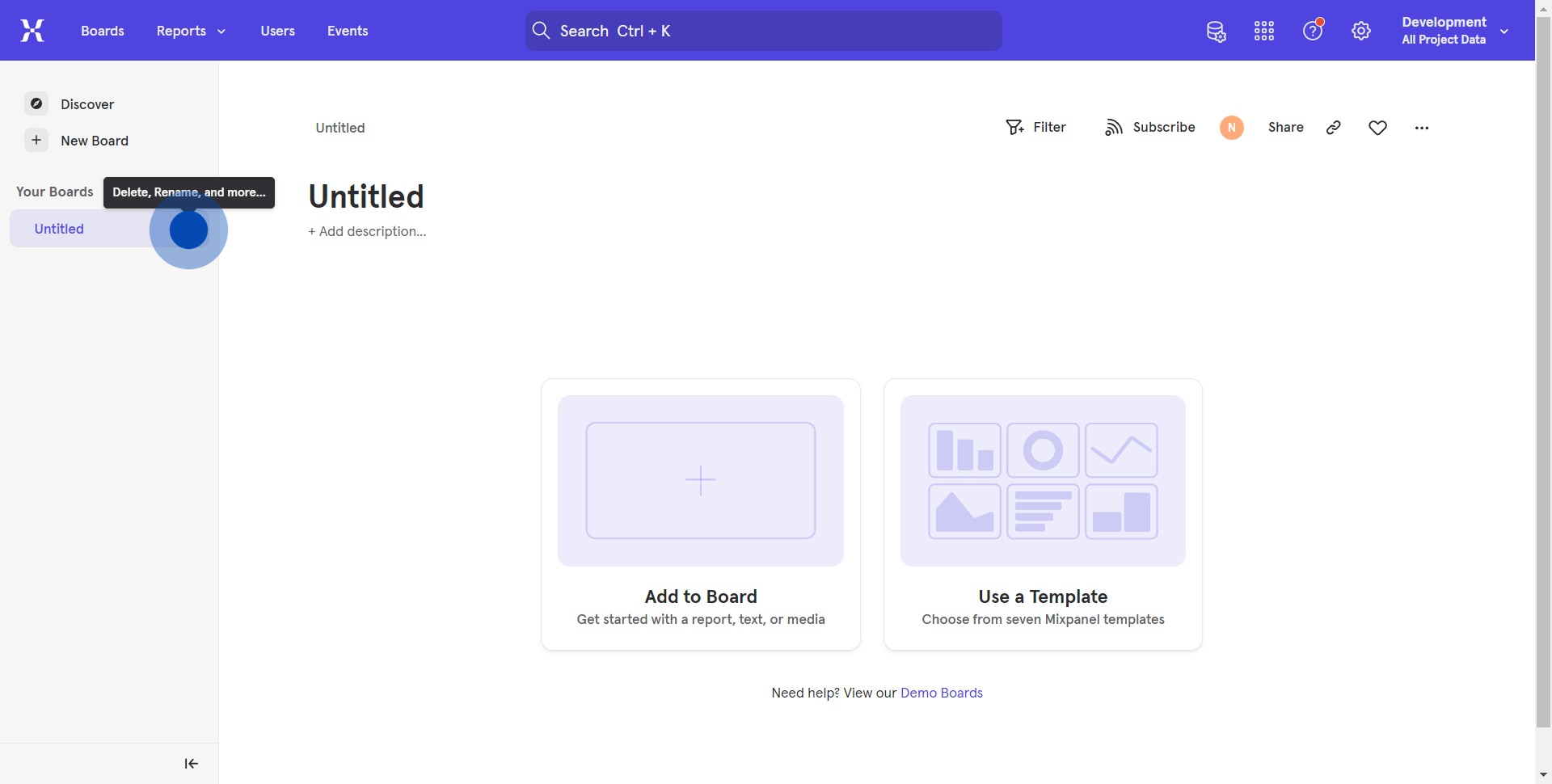 2 Click on "Untitled
+ Add ..."