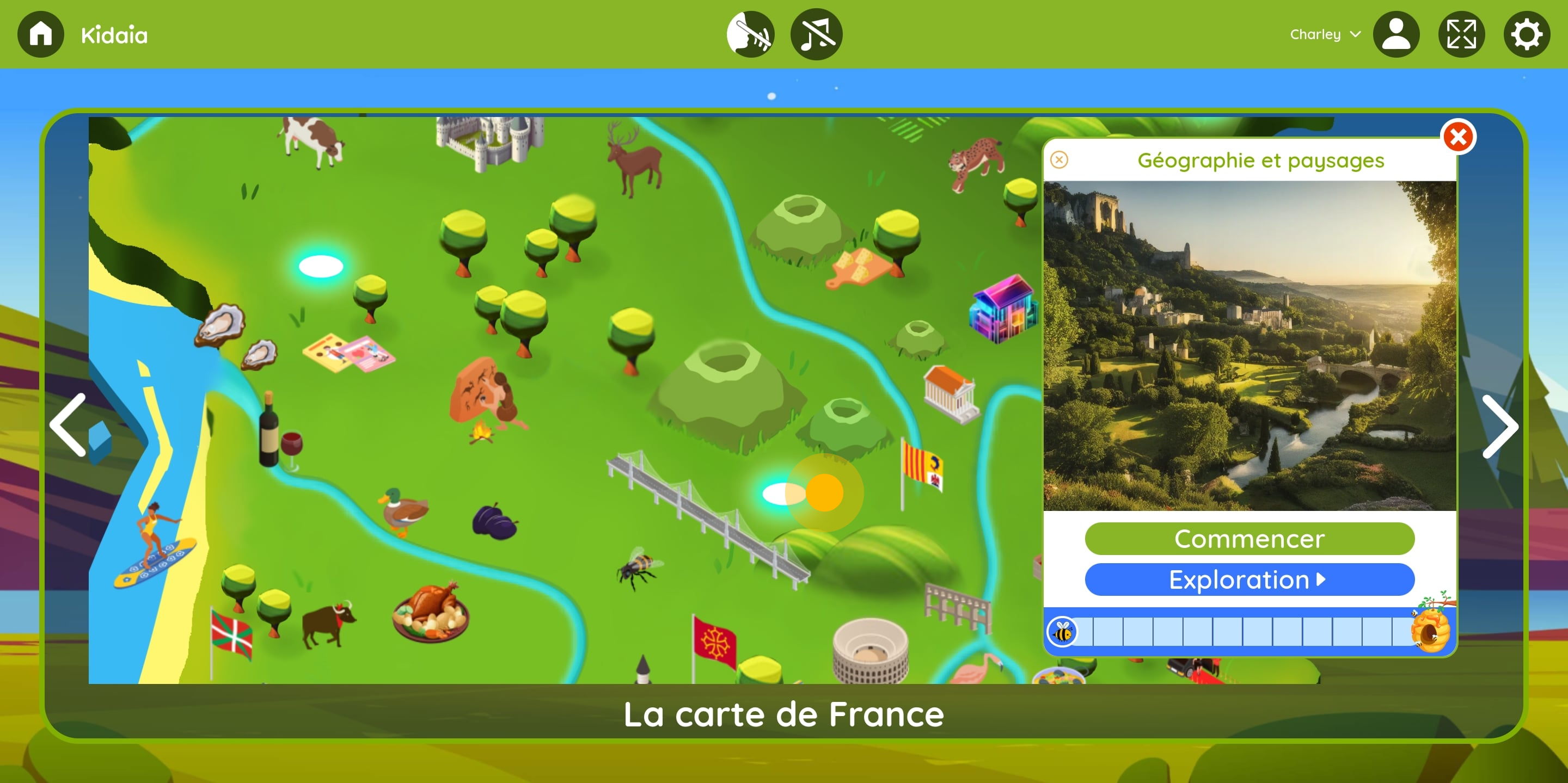 La première application d’éducation au développement durable. À la découverte de l’histoire, du patrimoine, de la biodiversité et des actions écologiques de son territoire. 11 Once that's done, click on "Exploration".