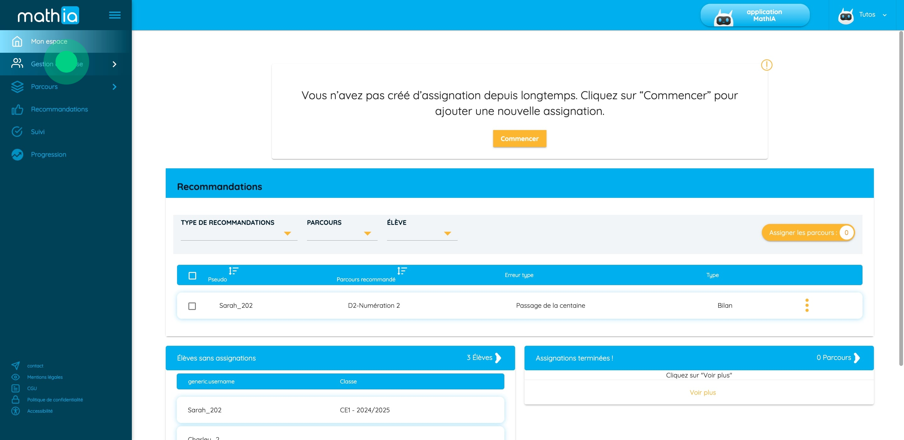 Mathia Packet Récupérer les codes