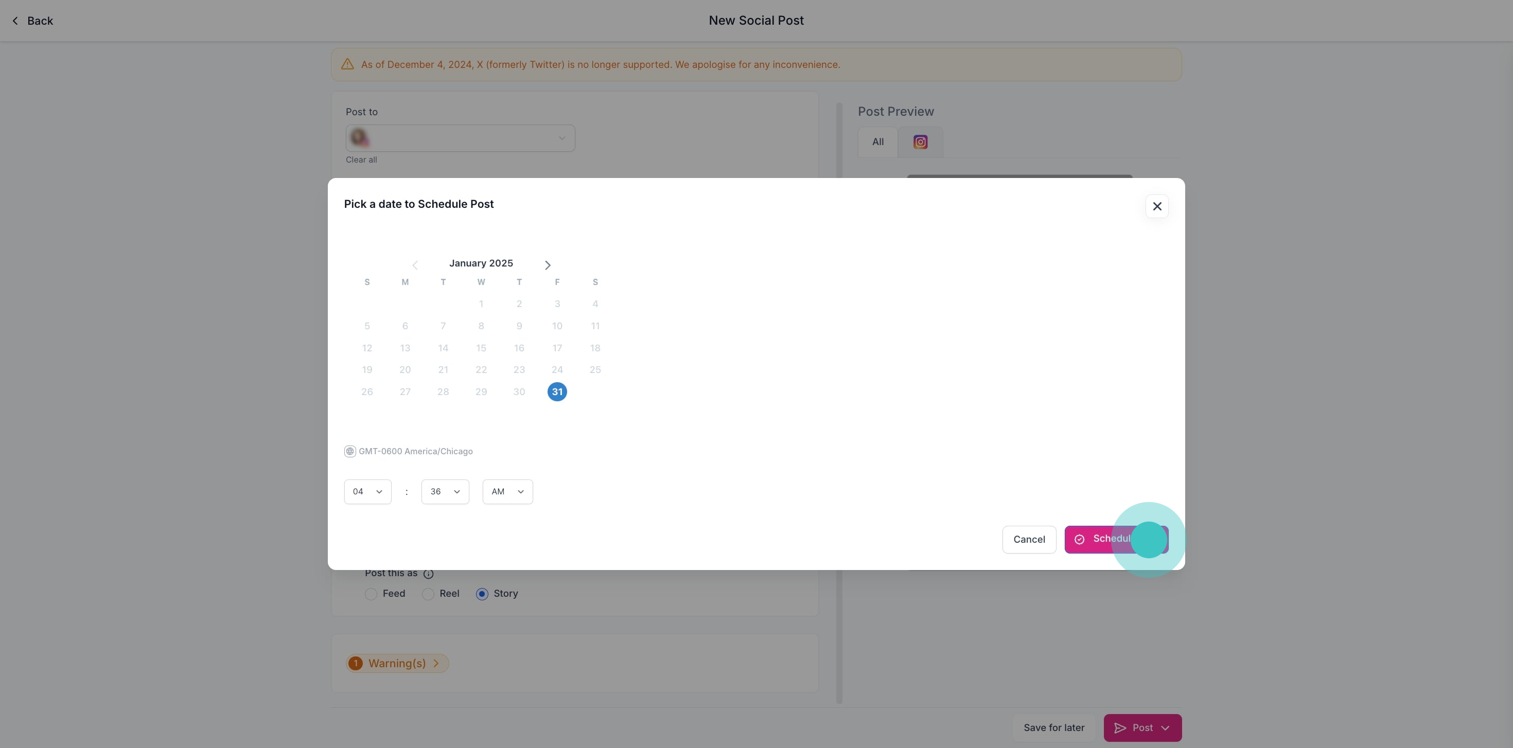 15 Once that's done, click here.