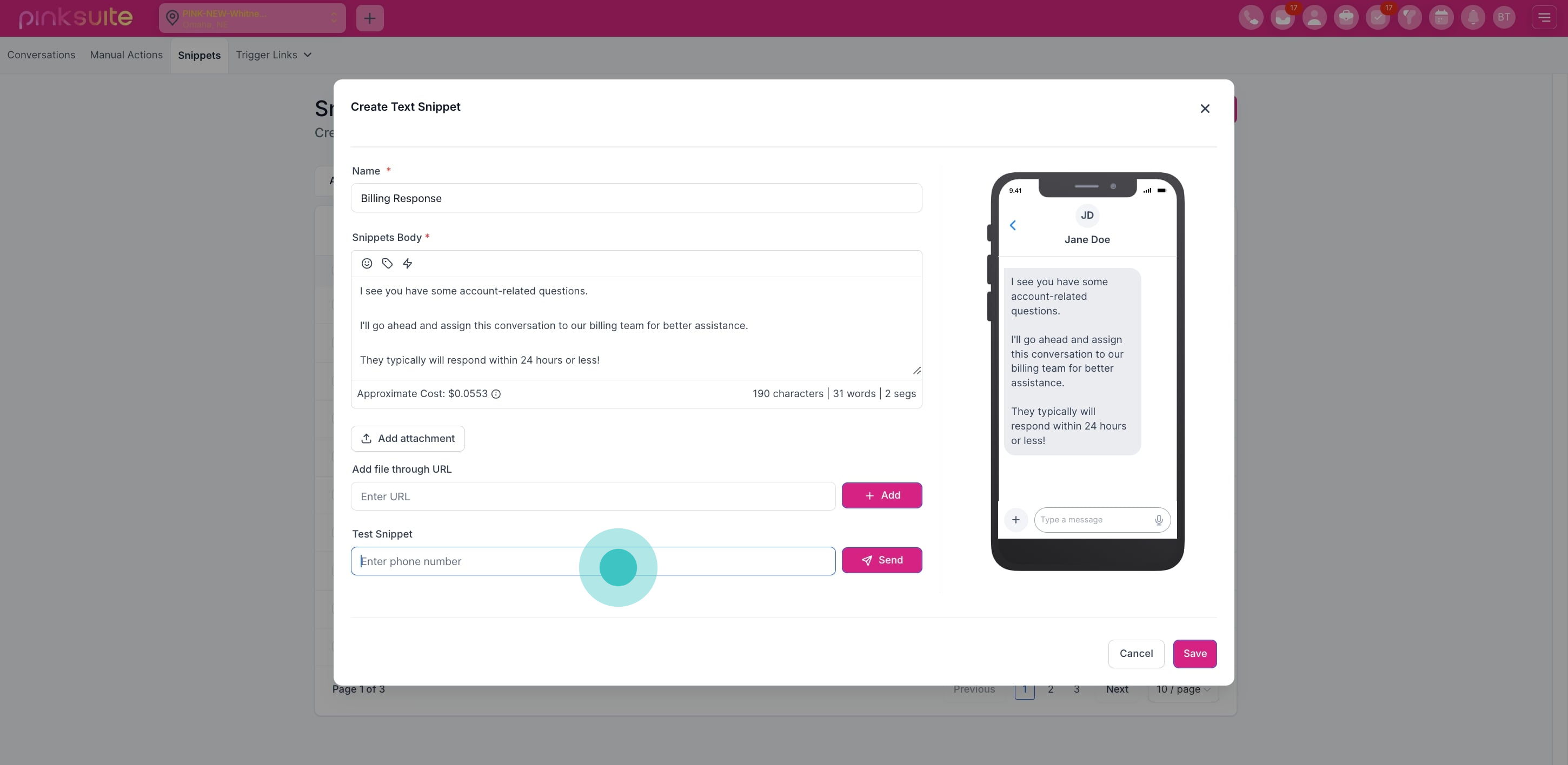 10 Click on the element.