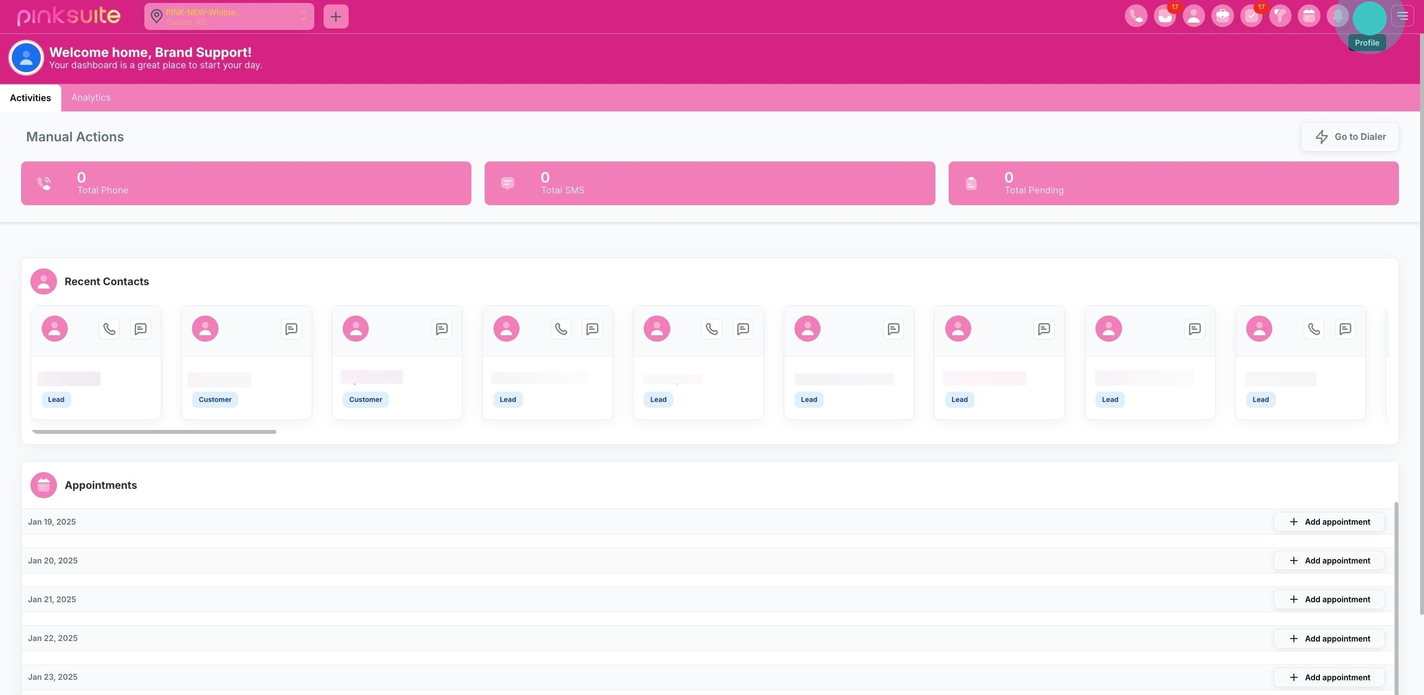 1 First, click on "BT".