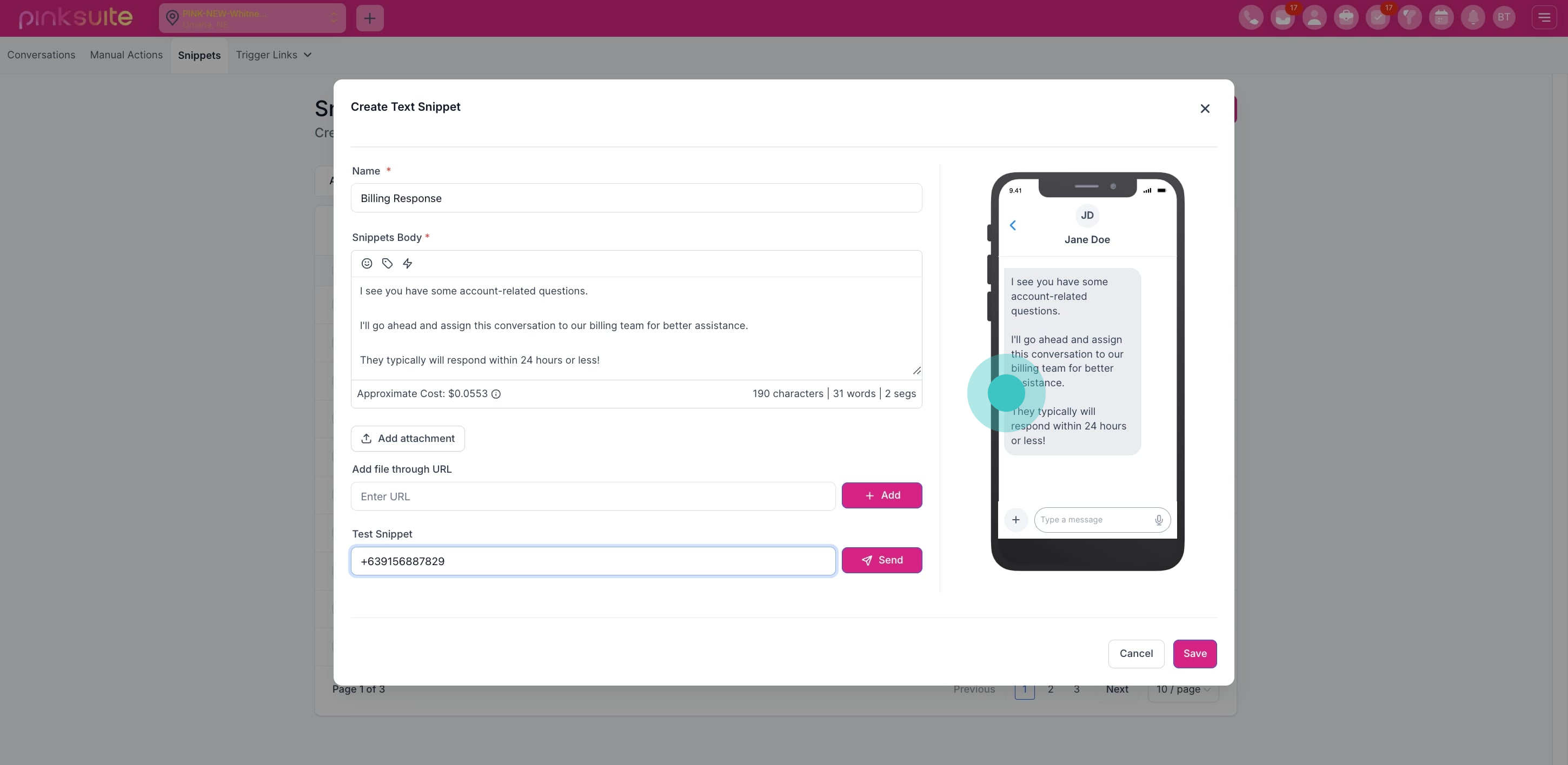 11 Afterwards, click on the element.